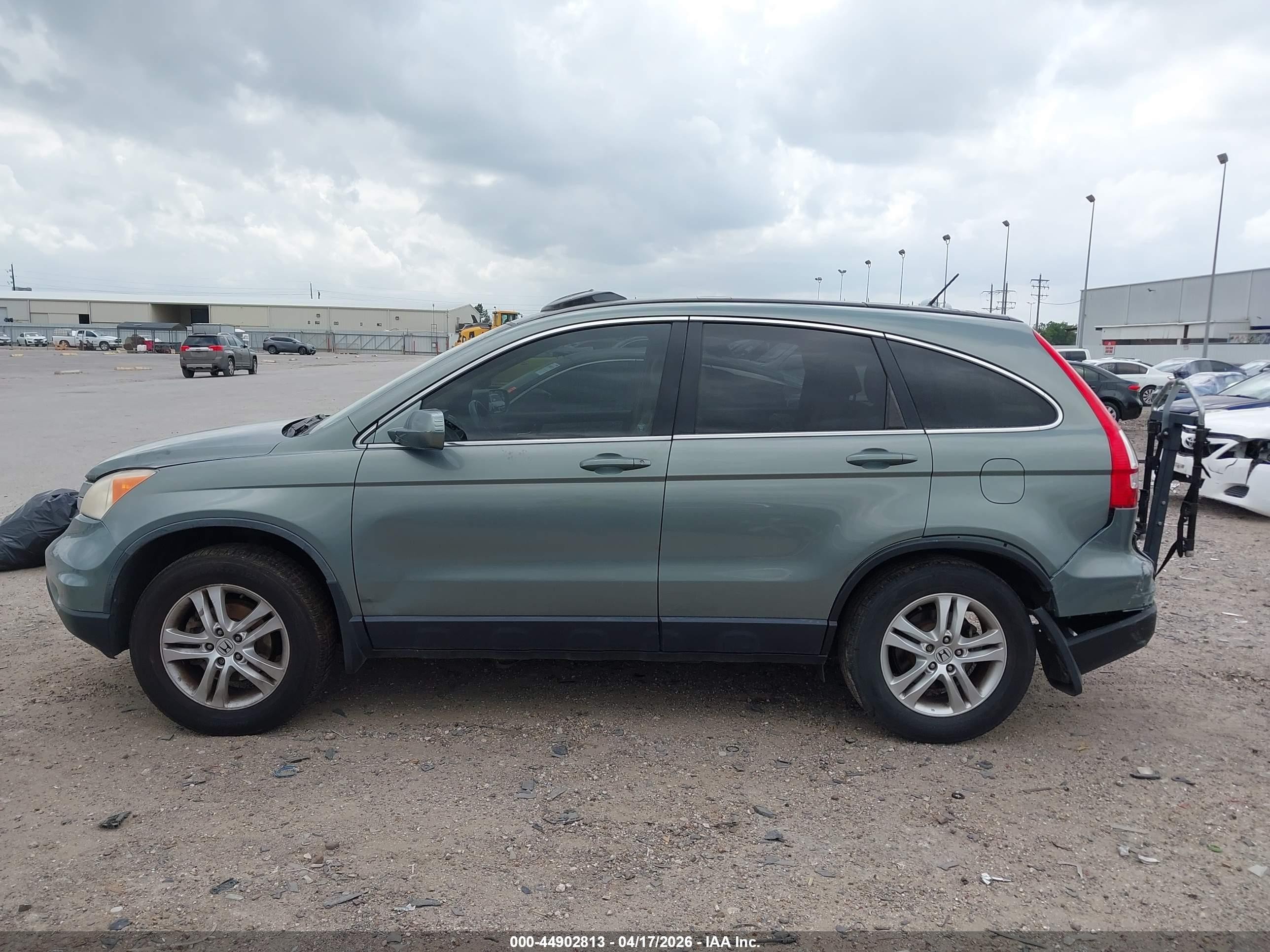 2010 Honda Cr-v Ex-l Зеленый vin: JHLRE3H77AC007395