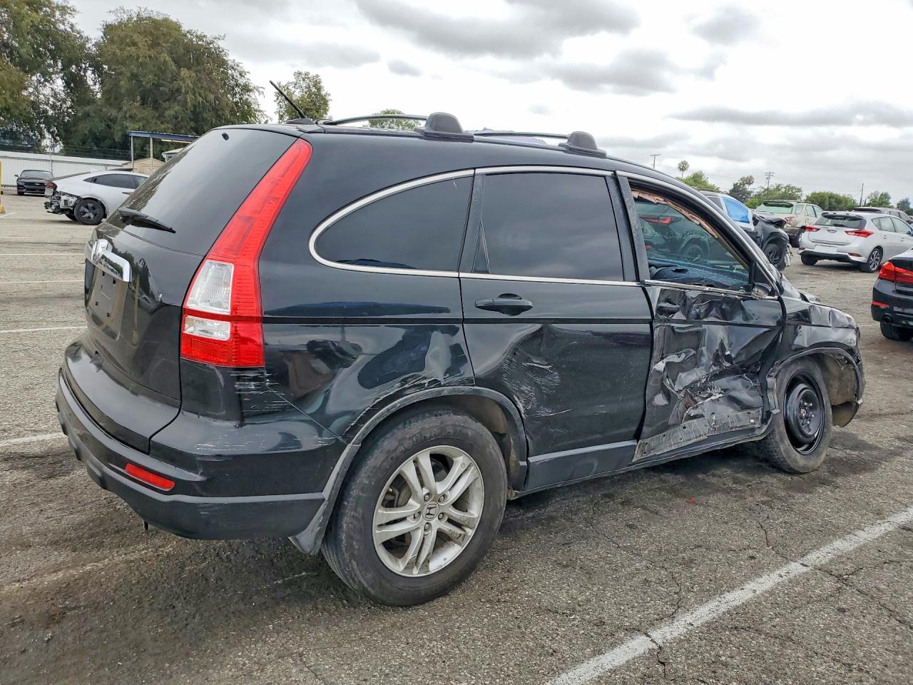 2010 Honda Cr-v Exl Black vin: JHLRE3H77AC009938
