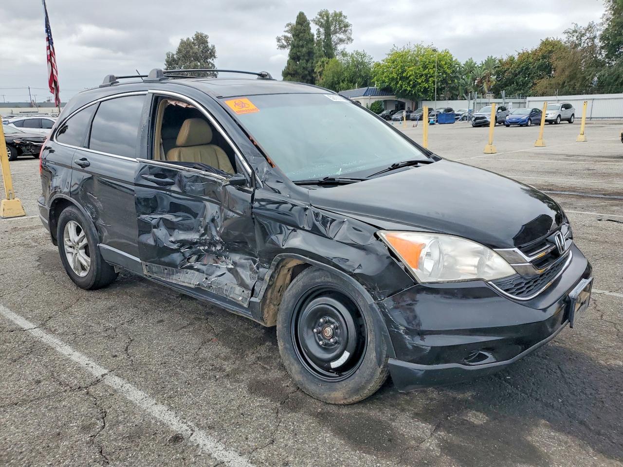 2010 Honda Cr-v Exl Black vin: JHLRE3H77AC009938