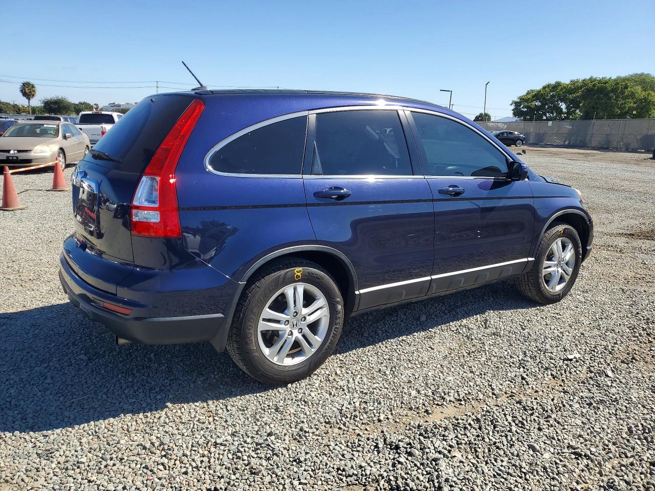 2011 Honda Cr-v Exl Blue vin: JHLRE3H77BC012744