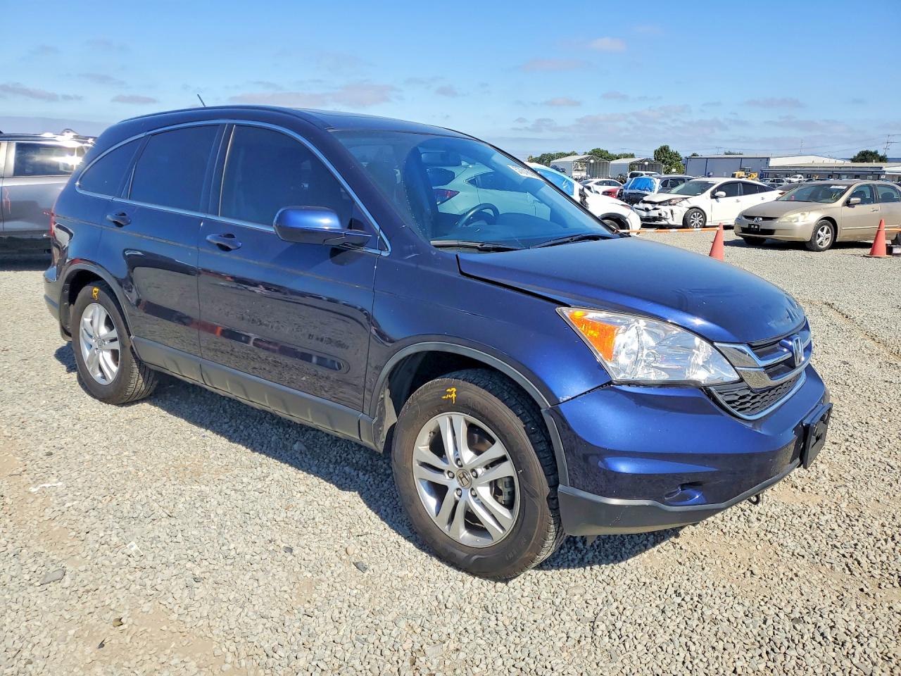 2011 Honda Cr-v Exl Blue vin: JHLRE3H77BC012744