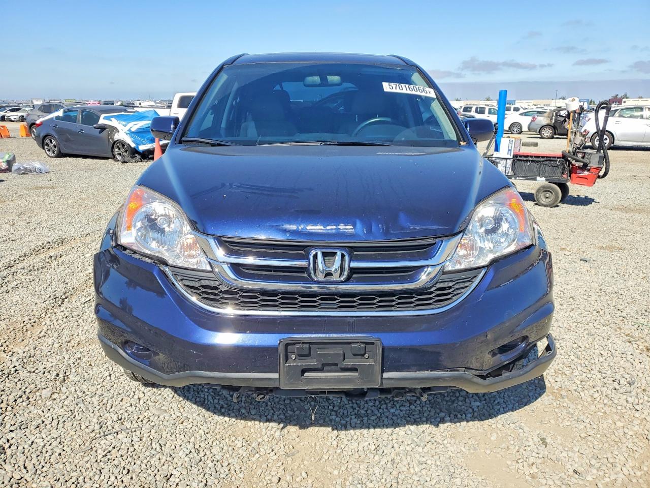 2011 Honda Cr-v Exl Blue vin: JHLRE3H77BC012744
