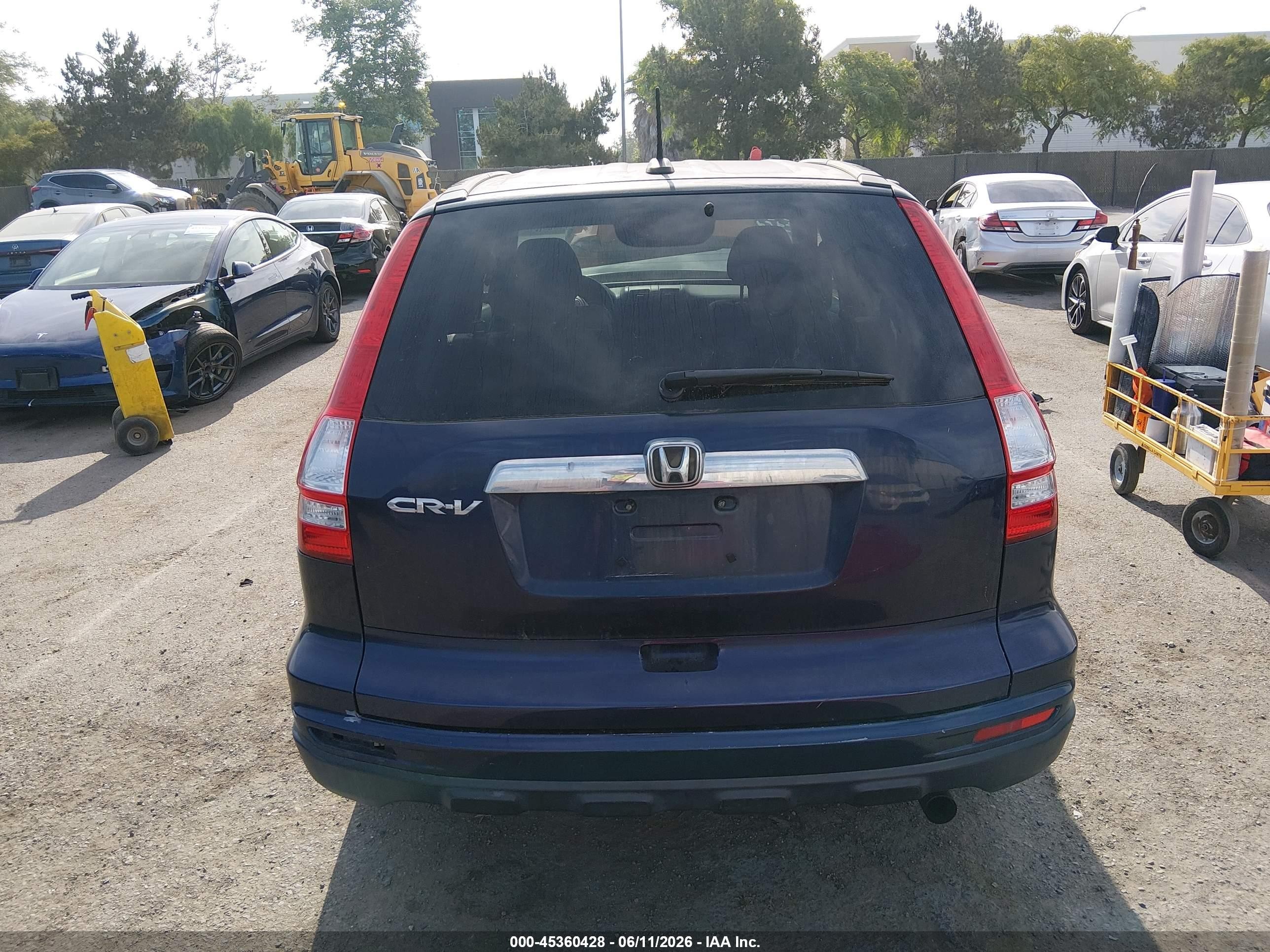 2010 Honda Cr-v Ex-l Dark Blue vin: JHLRE3H78AC002917