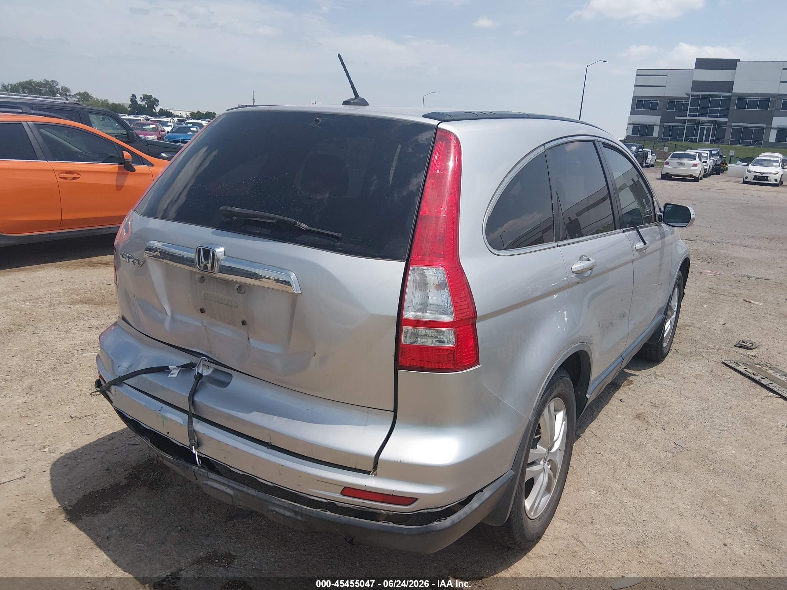 2010 Honda Cr-v Ex-l Silver vin: JHLRE3H78AC003419