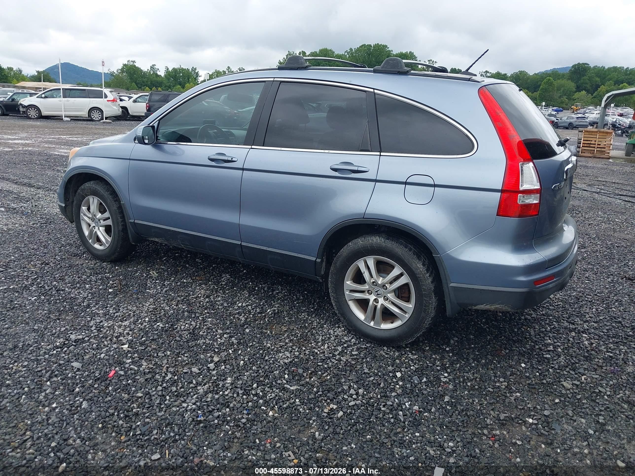 2010 Honda Cr-v Ex-l Синий vin: JHLRE3H78AC005705
