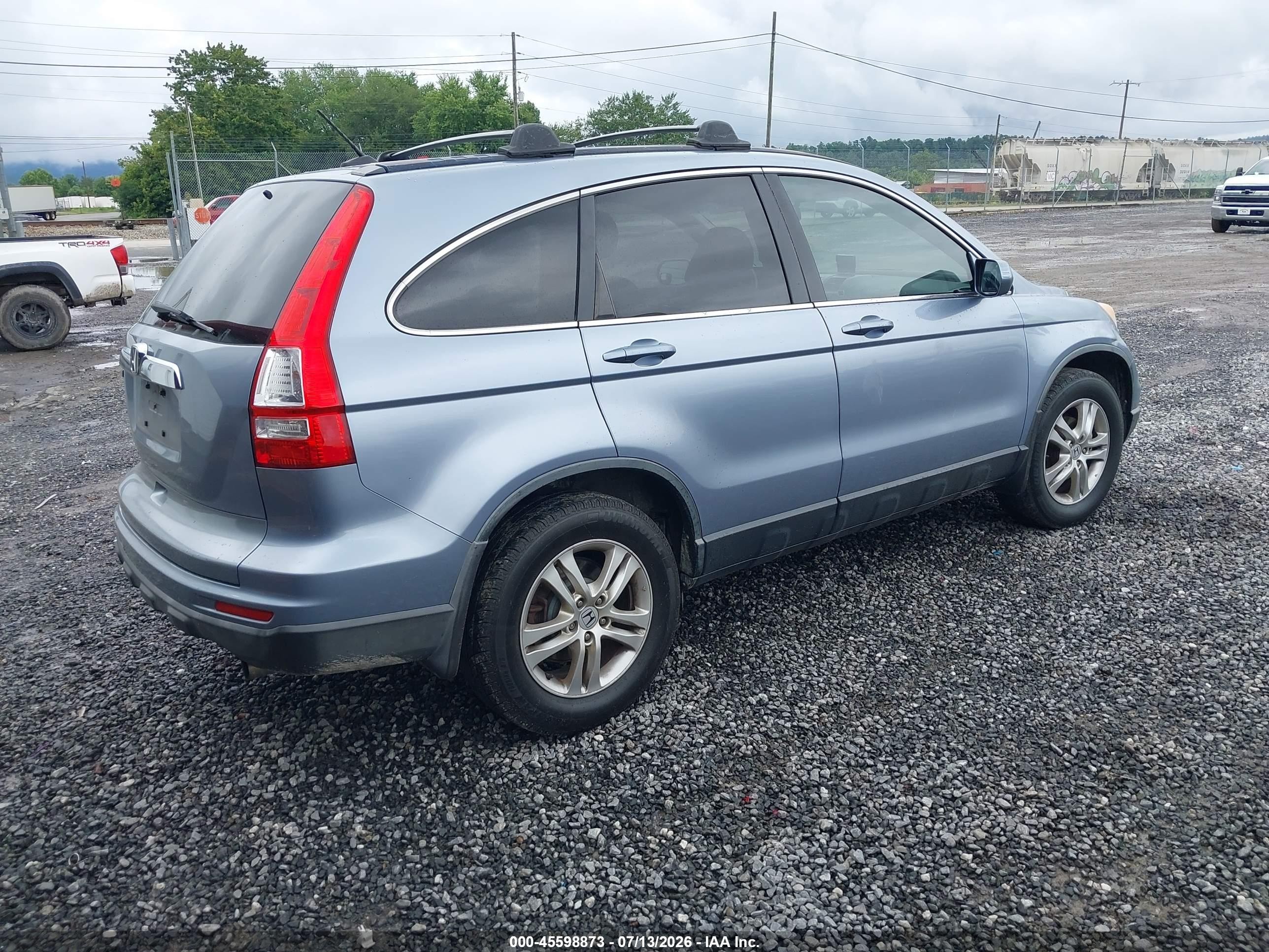 2010 Honda Cr-v Ex-l Синий vin: JHLRE3H78AC005705