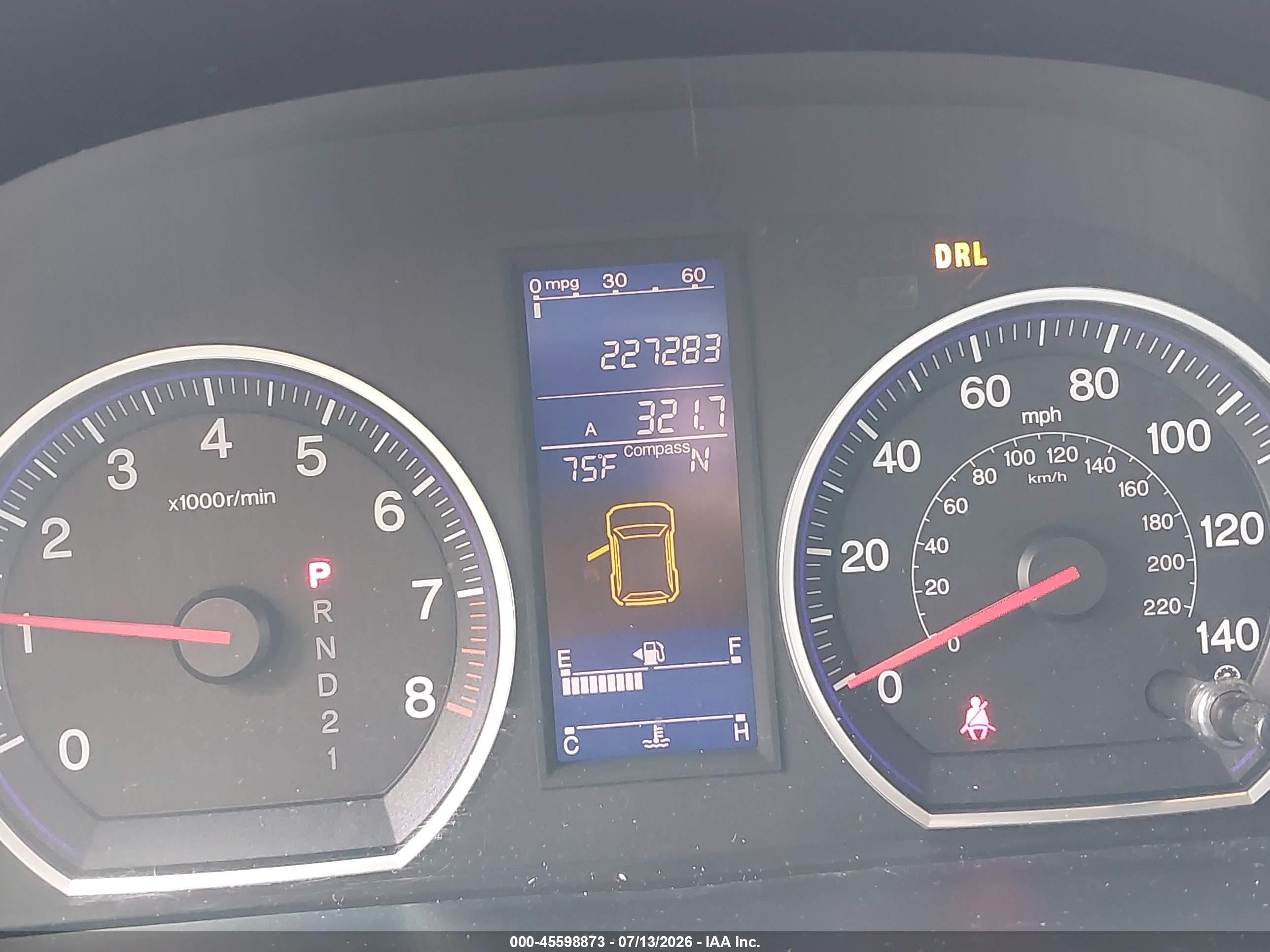 2010 Honda Cr-v Ex-l Синий vin: JHLRE3H78AC005705