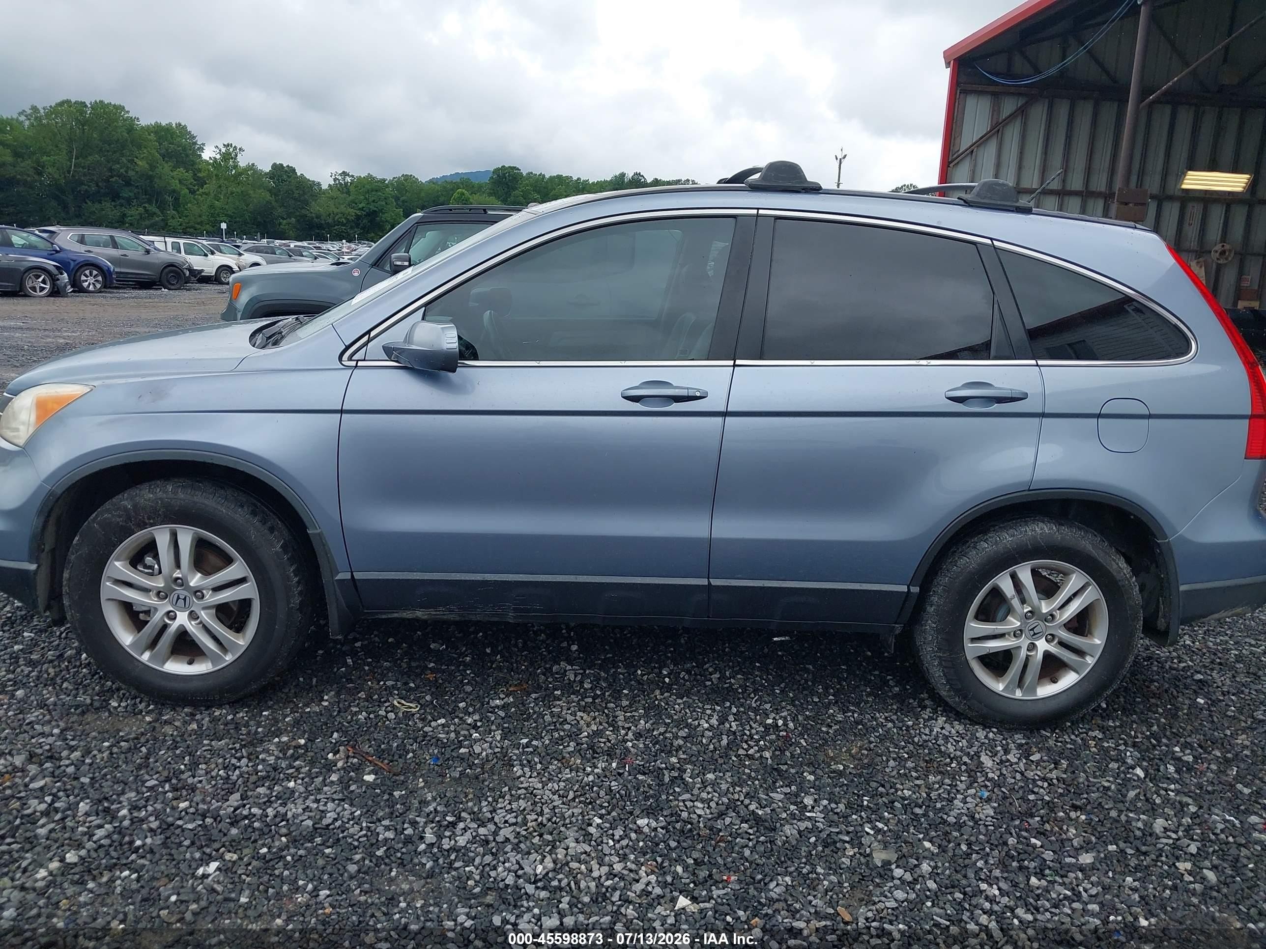2010 Honda Cr-v Ex-l Синий vin: JHLRE3H78AC005705
