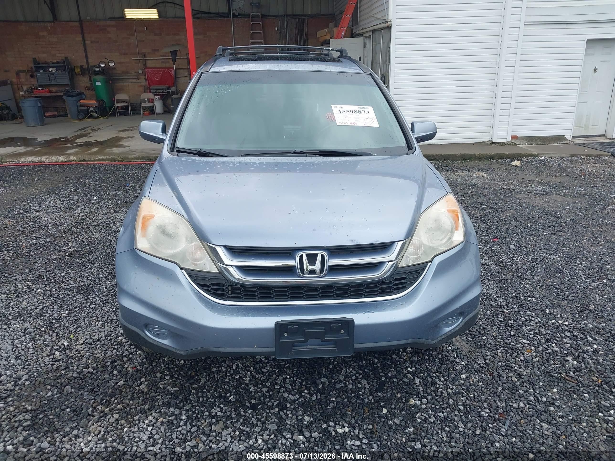 2010 Honda Cr-v Ex-l Синий vin: JHLRE3H78AC005705