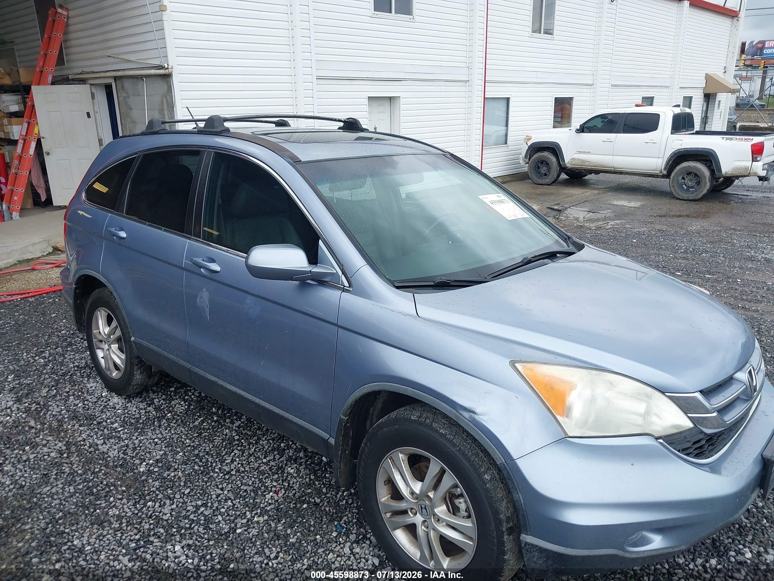 2010 Honda Cr-v Ex-l Синий vin: JHLRE3H78AC005705