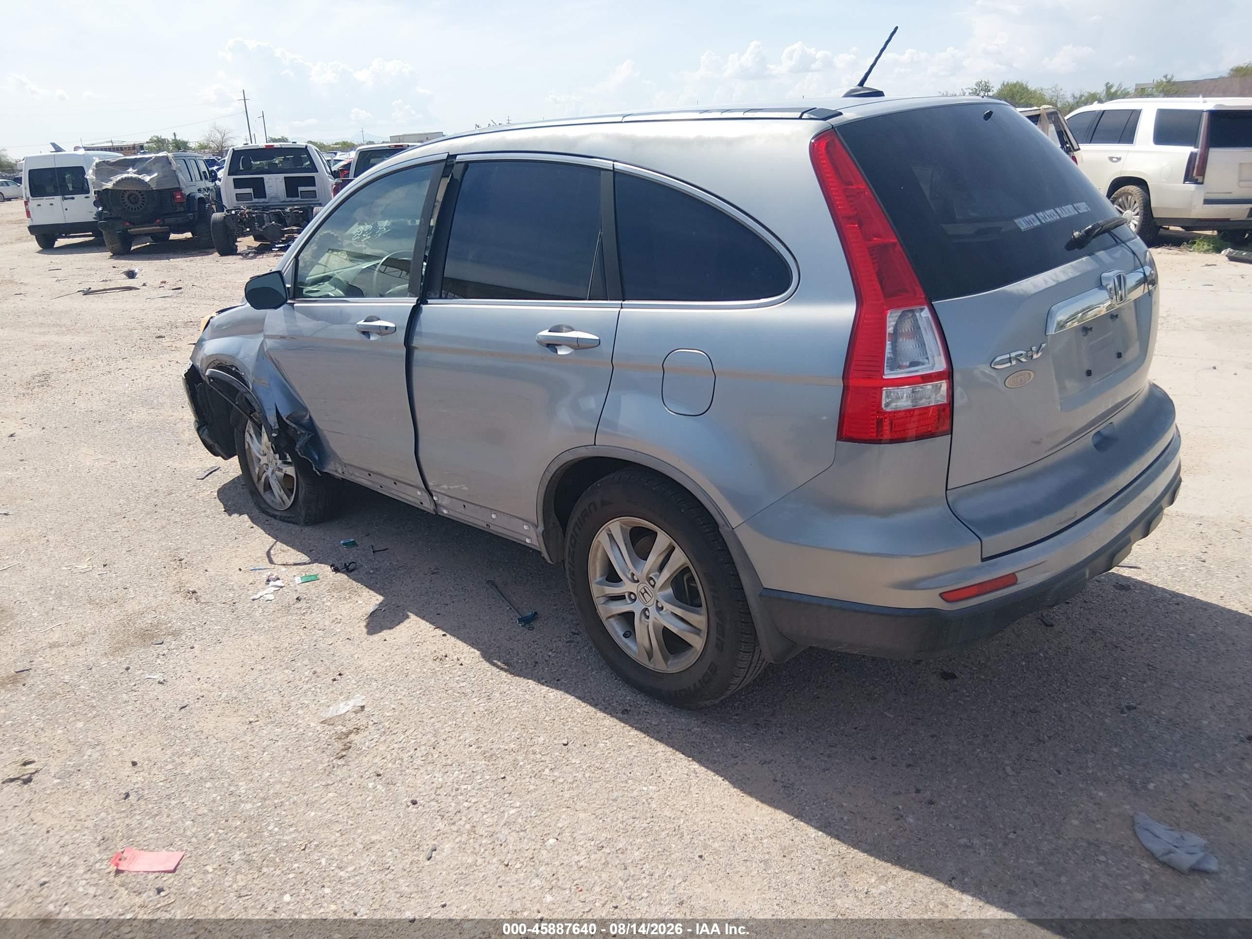 2011 Honda Cr-v Ex-l Серебряный vin: JHLRE3H78BC003244