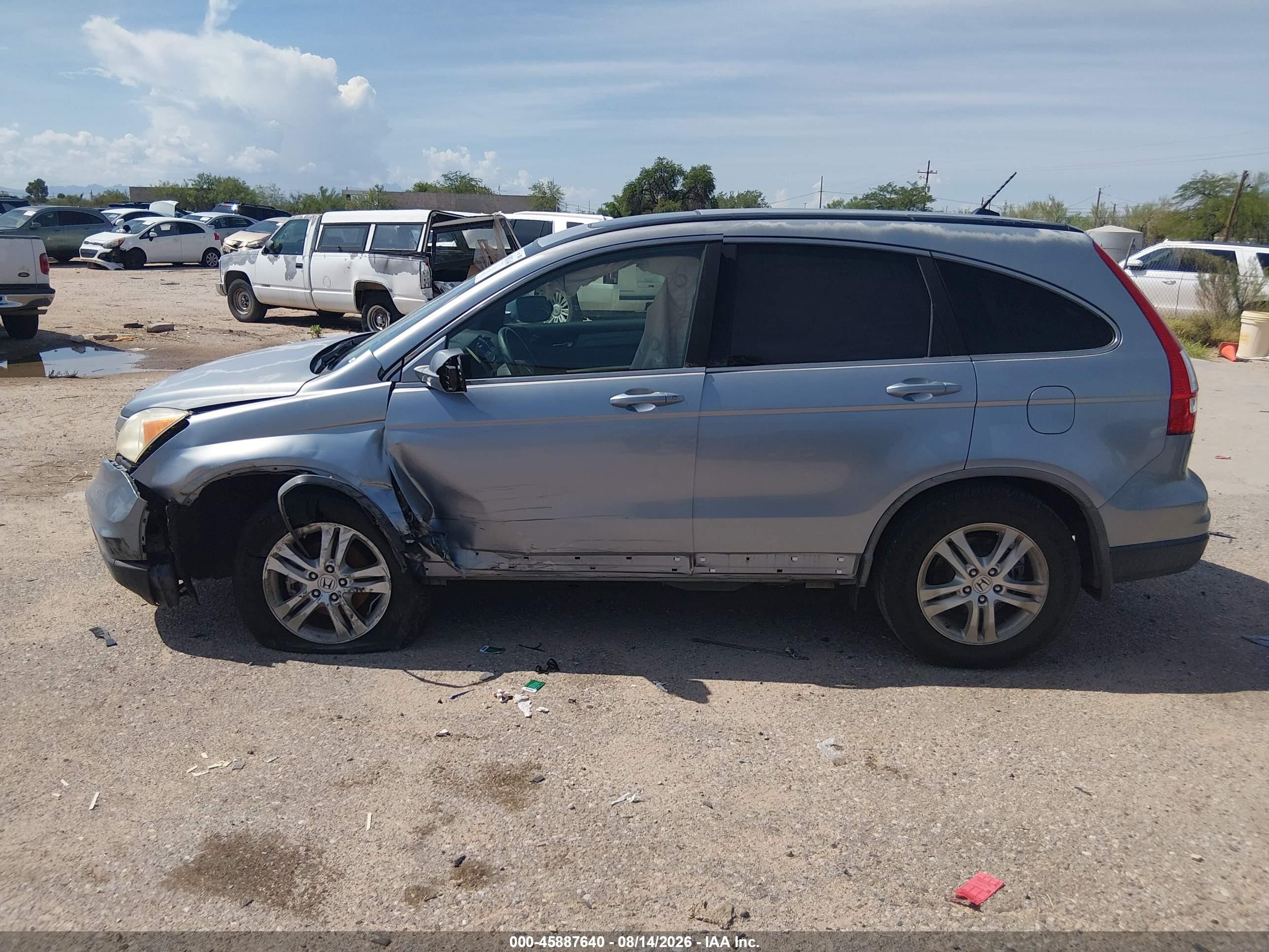 2011 Honda Cr-v Ex-l Серебряный vin: JHLRE3H78BC003244