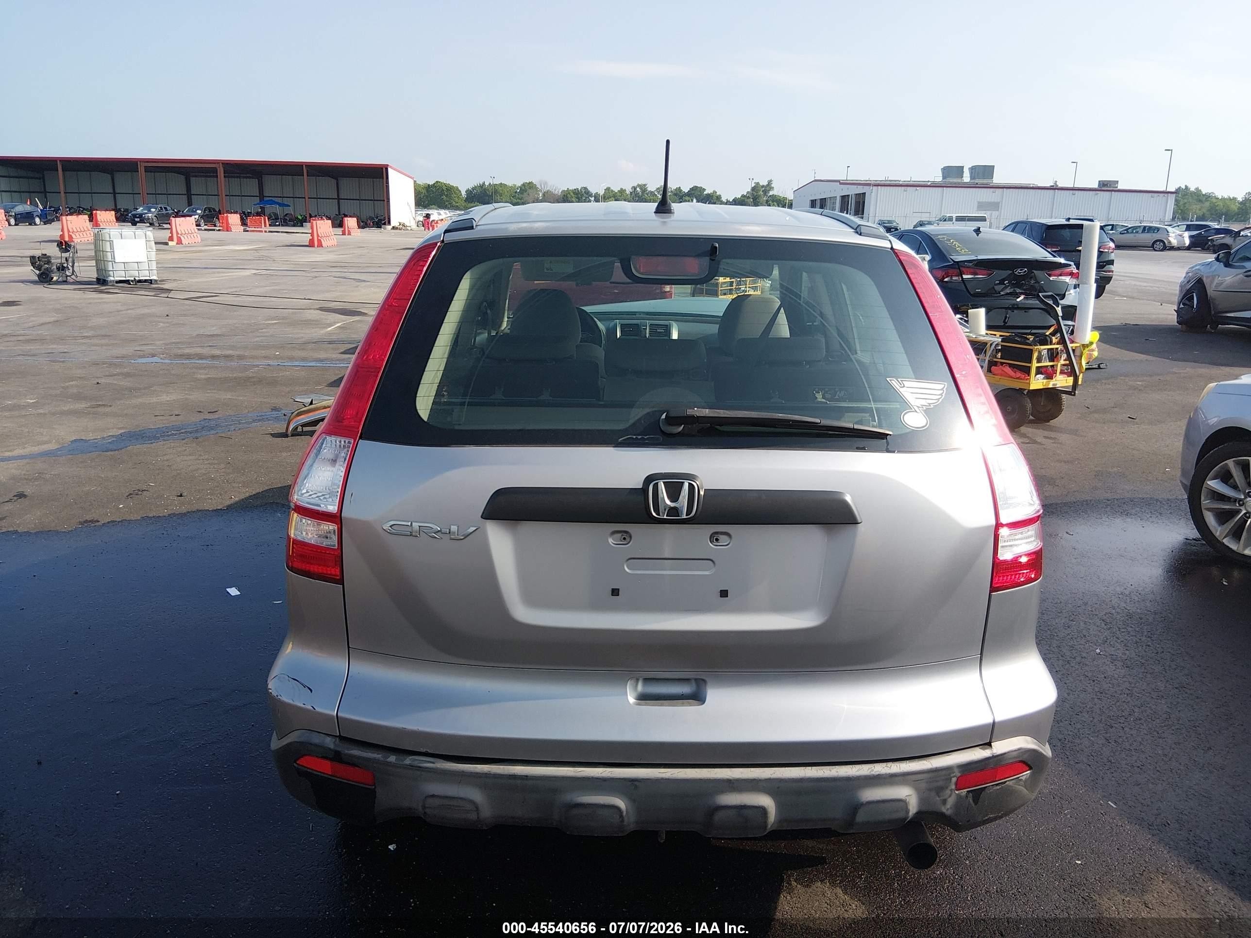 2007 Honda Cr-v Lx Silver vin: JHLRE48307C045482