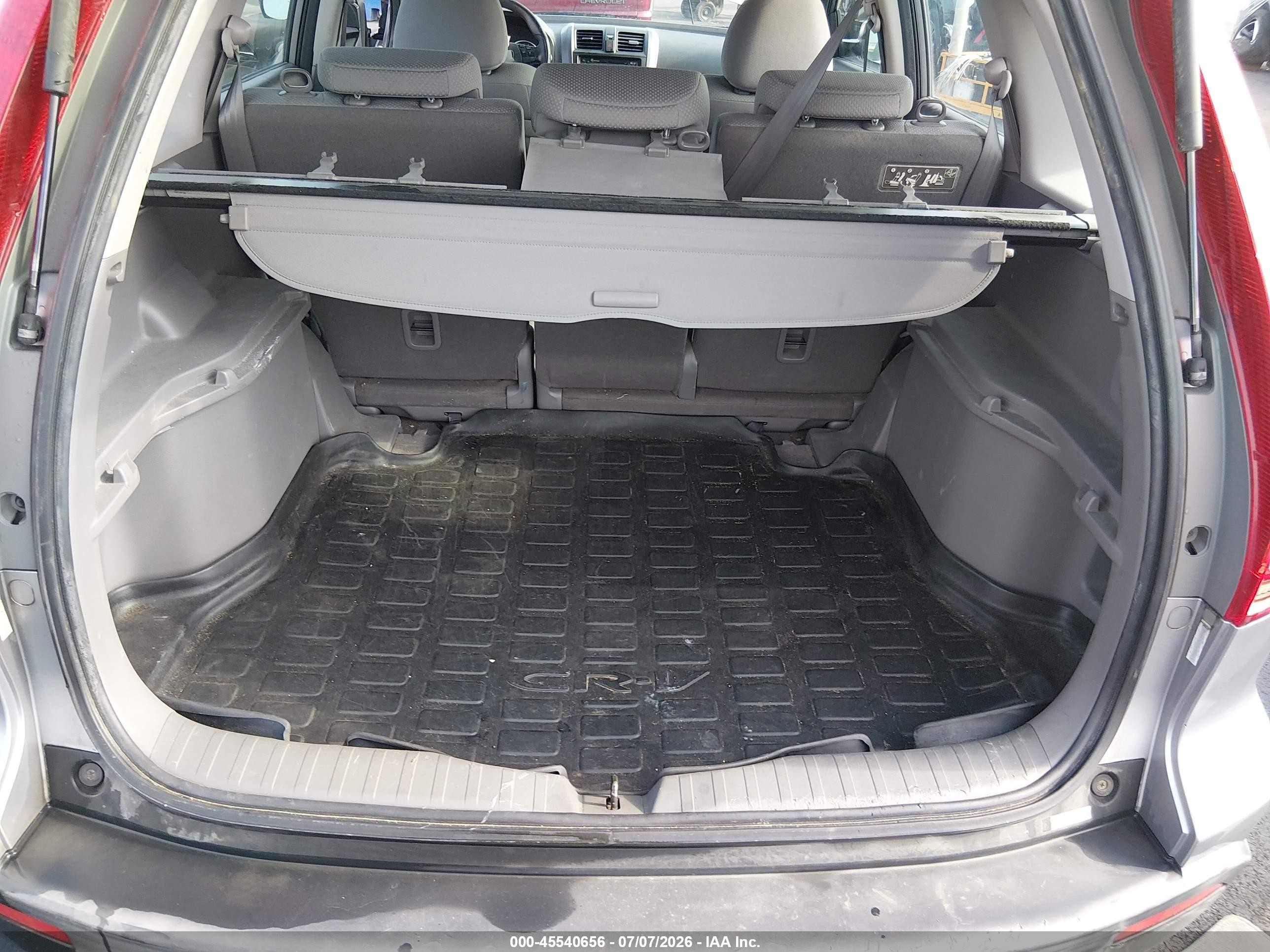 2007 Honda Cr-v Lx Silver vin: JHLRE48307C045482