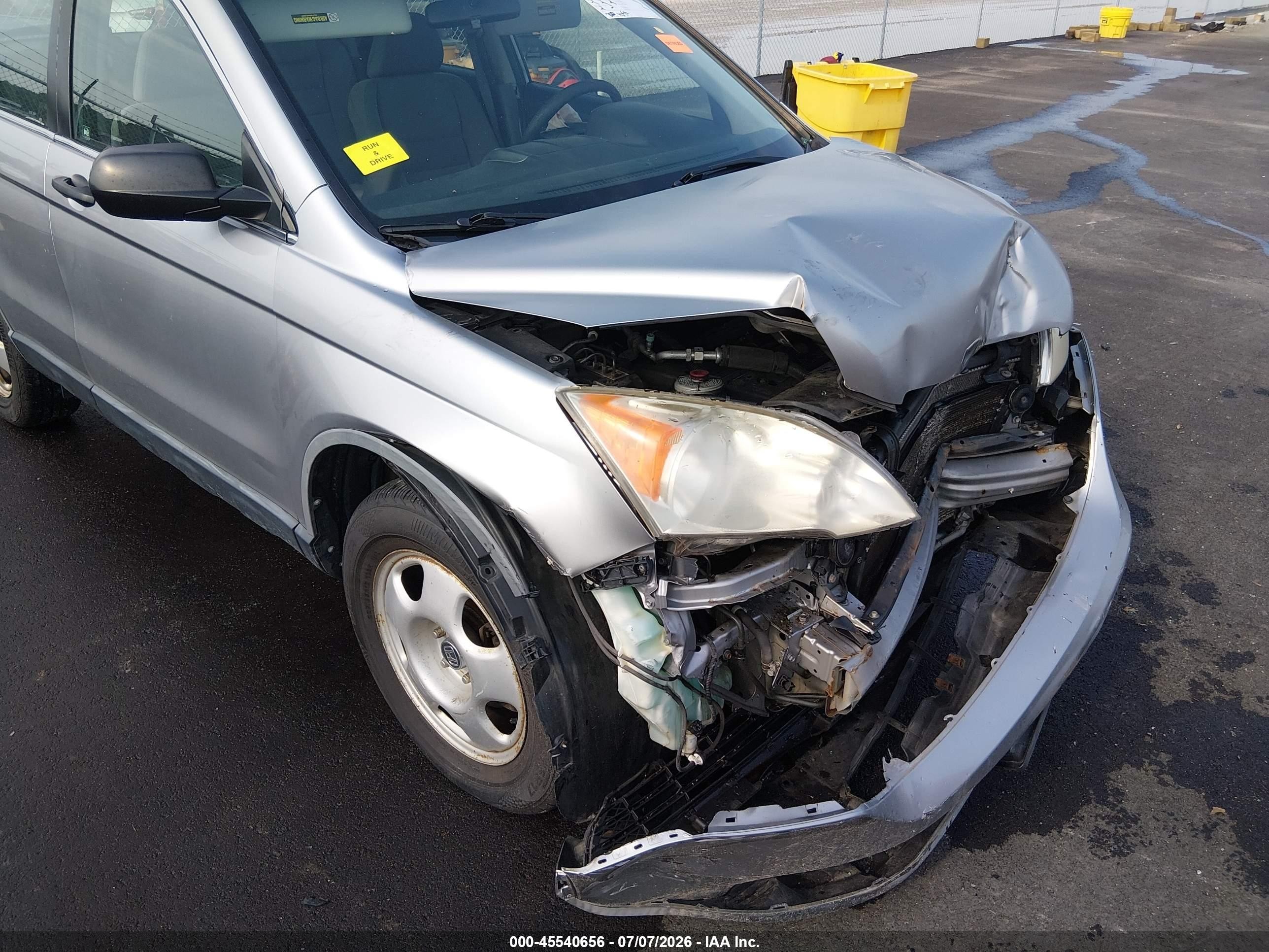 2007 Honda Cr-v Lx Silver vin: JHLRE48307C045482