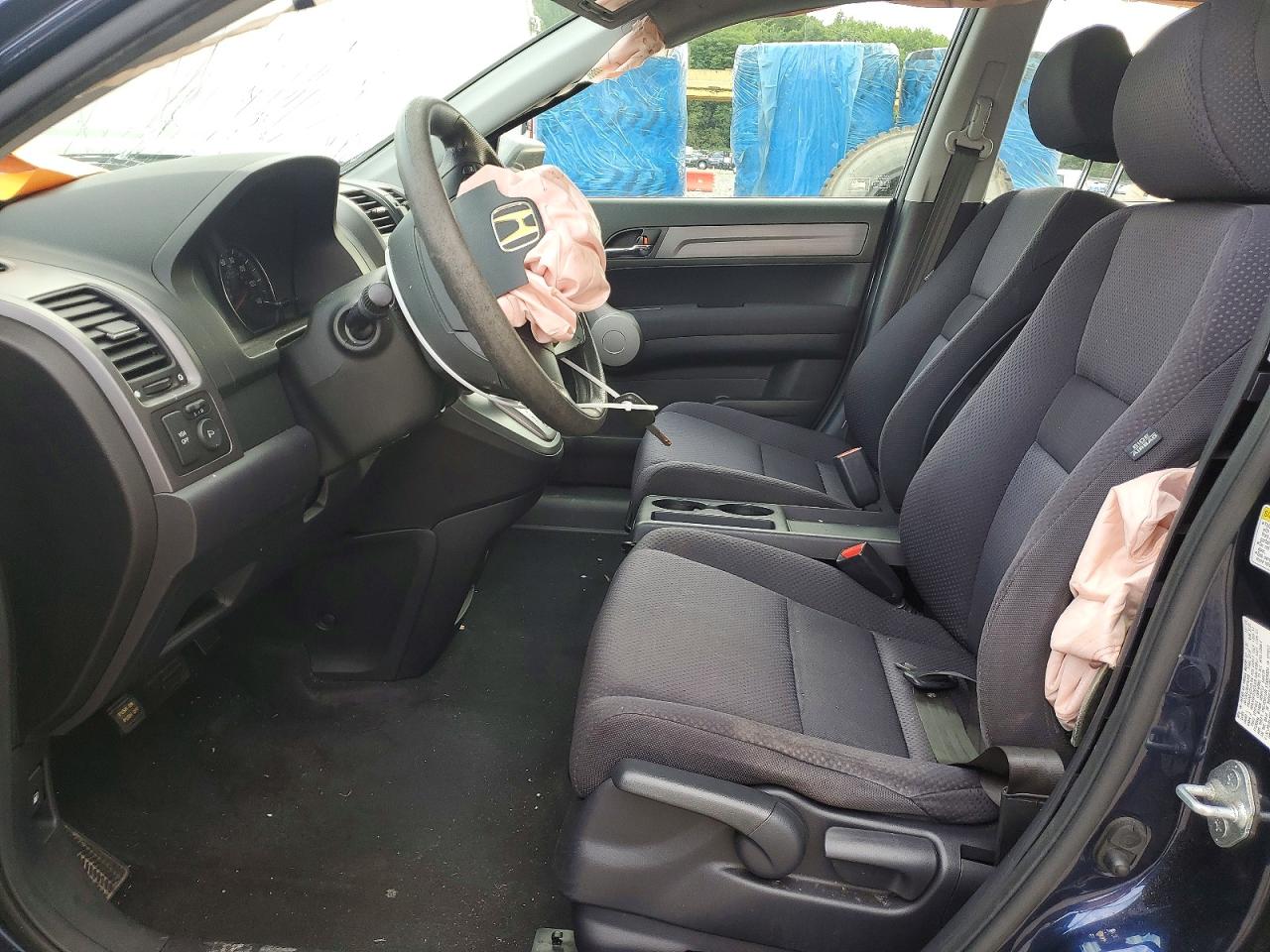 2007 Honda Cr-v Lx Blue vin: JHLRE48307C046793