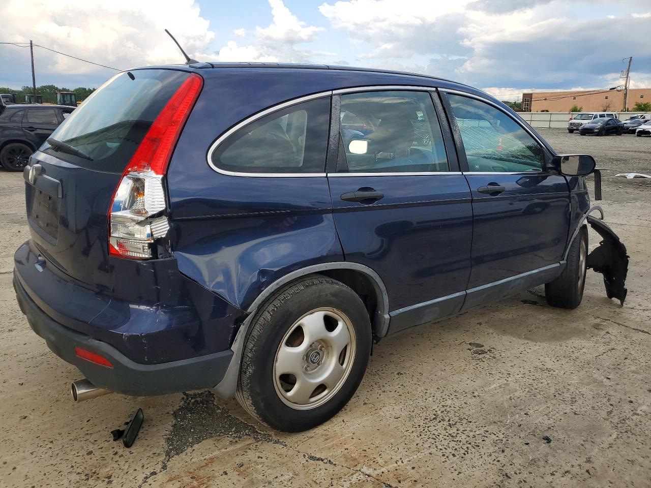 2007 Honda Cr-v Lx Blue vin: JHLRE48307C046793