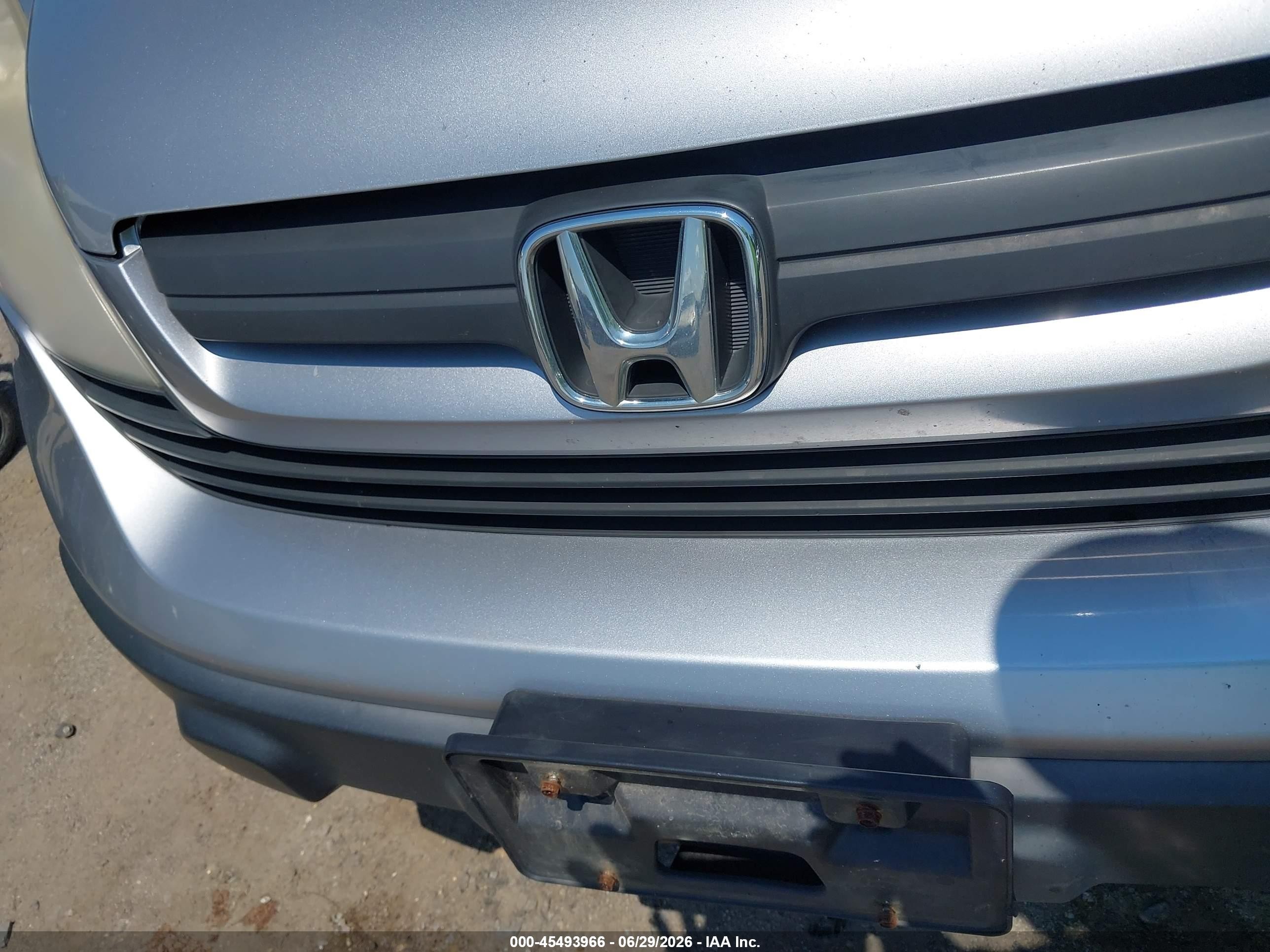 2007 Honda Cr-v Lx Silver vin: JHLRE48307C071435