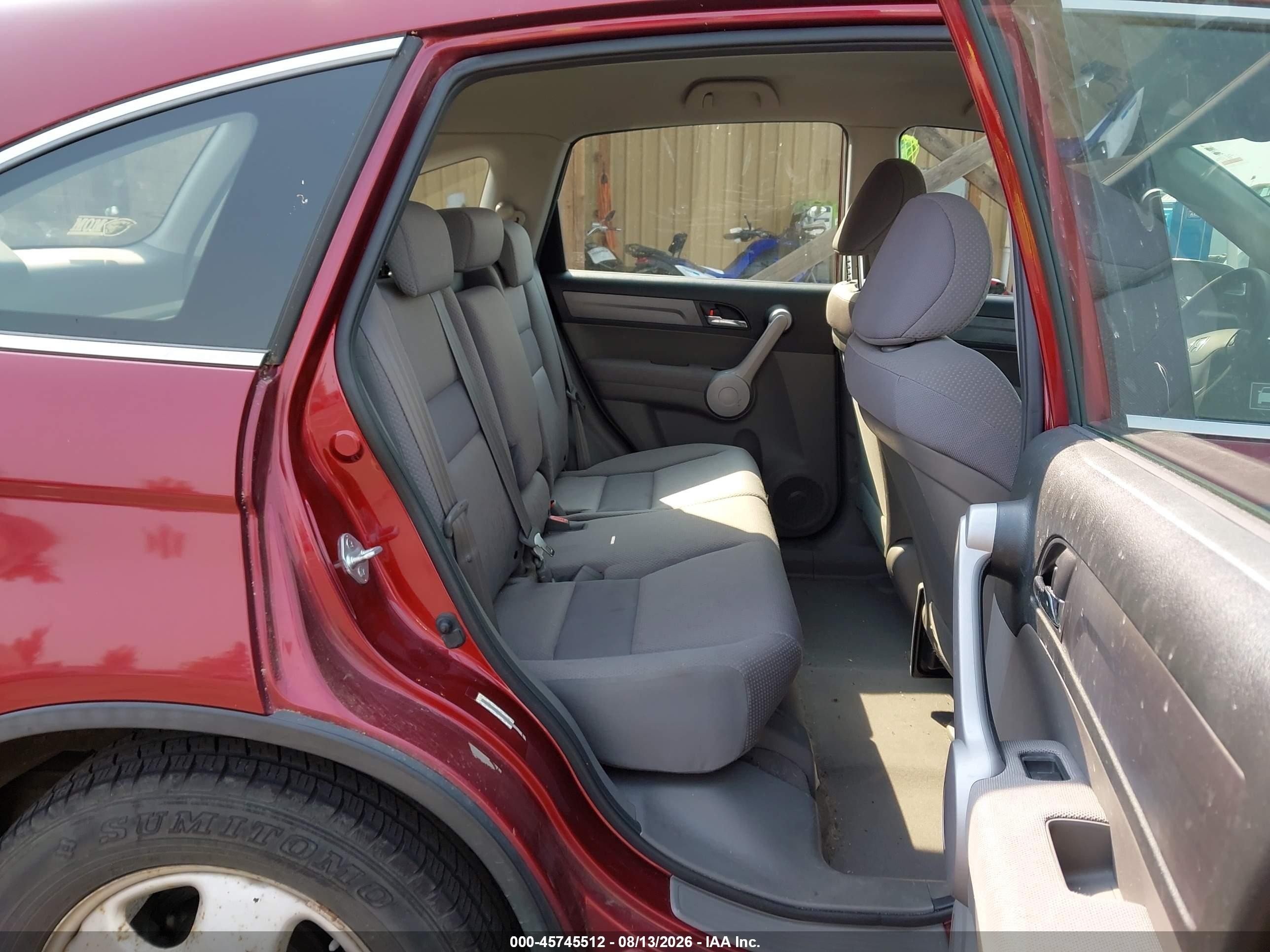 2007 Honda Cr-v Lx Red vin: JHLRE48307C096612