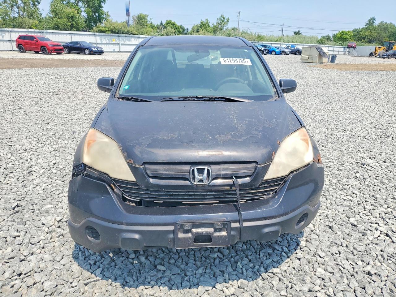 2008 Honda Cr-v Lx Black vin: JHLRE48308C079665