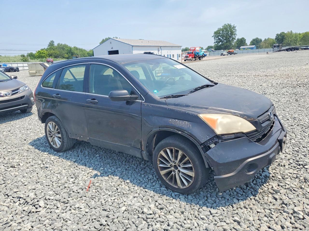 2008 Honda Cr-v Lx Black vin: JHLRE48308C079665