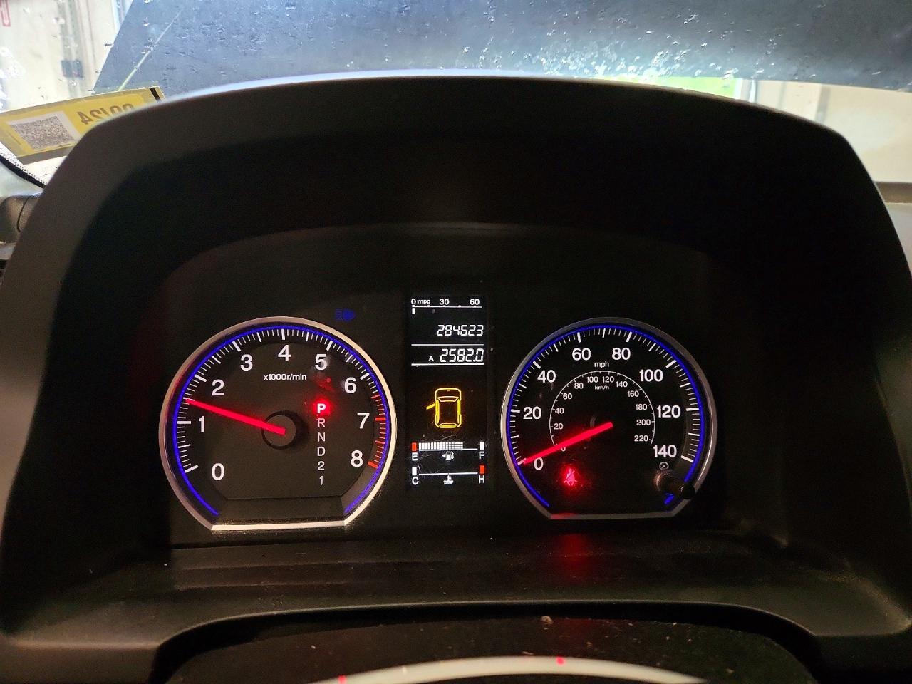 2009 Honda Cr-v Lx Blue vin: JHLRE48309C017006