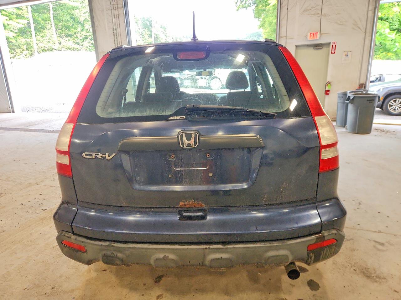 2009 Honda Cr-v Lx Blue vin: JHLRE48309C017006