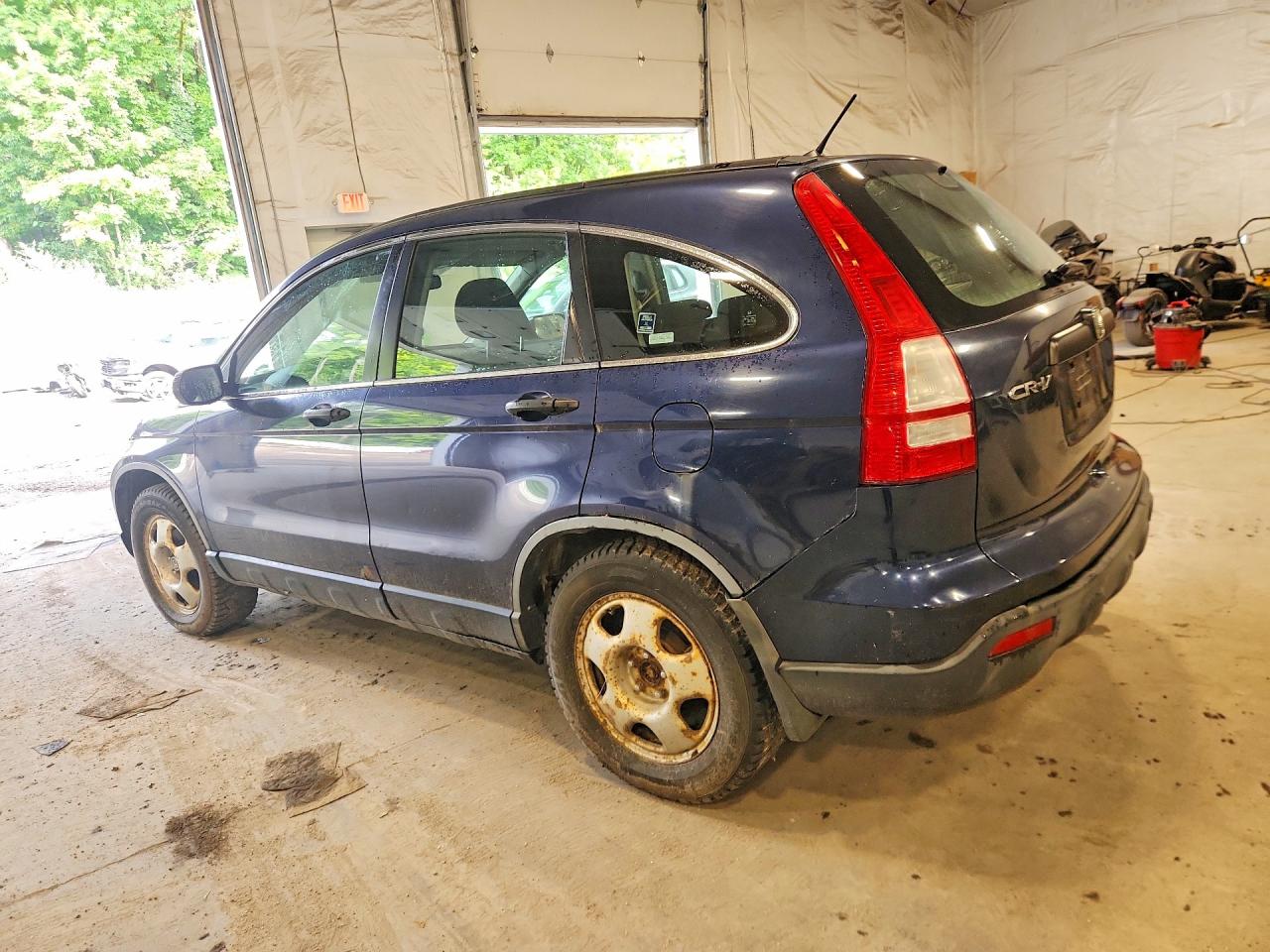2009 Honda Cr-v Lx Blue vin: JHLRE48309C017006
