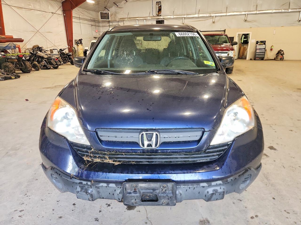 2009 Honda Cr-v Lx Blue vin: JHLRE48309C017006