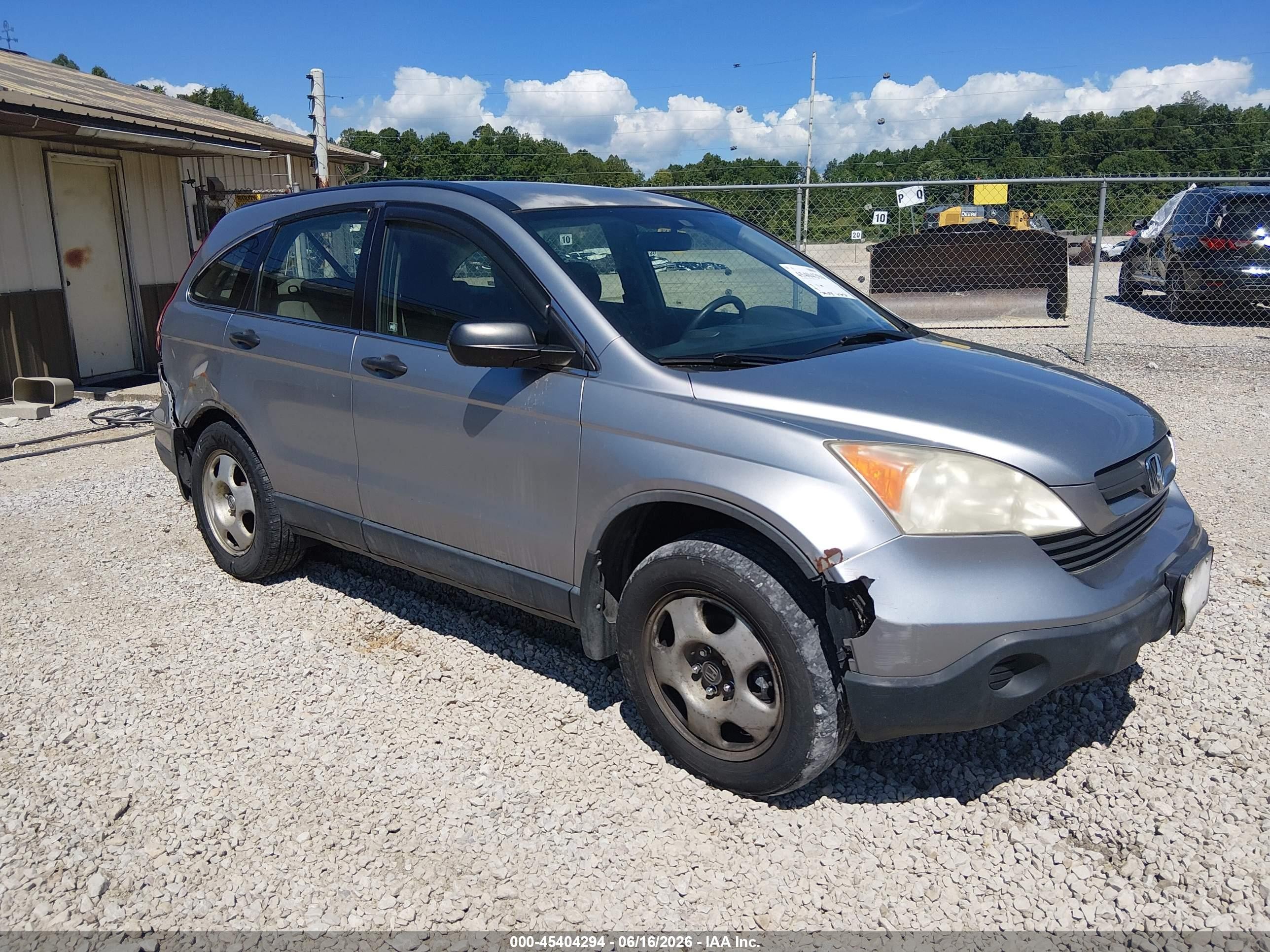 2007 Honda Cr-v Lx Silver vin: JHLRE48317C037567