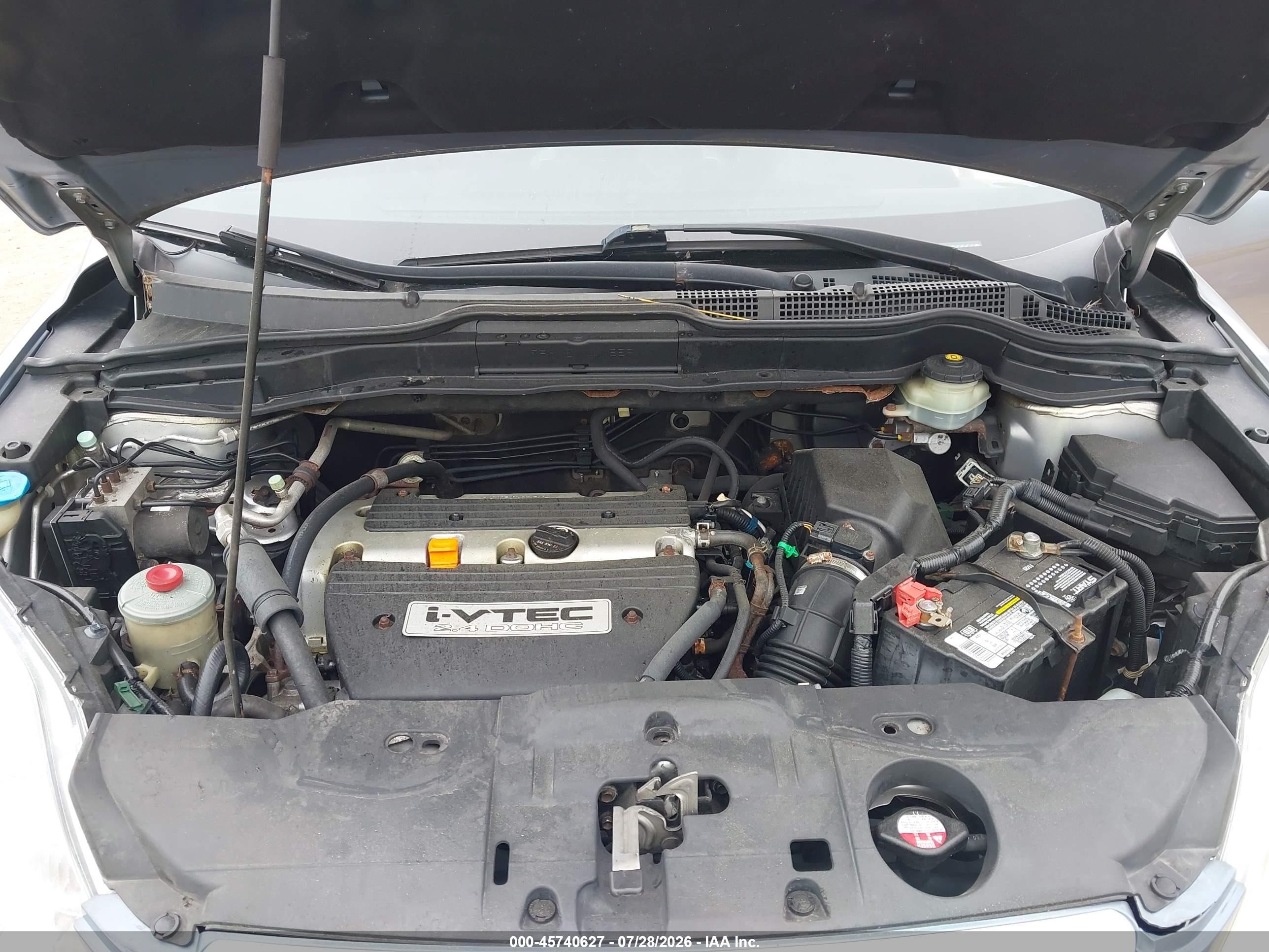 2007 Honda Cr-v Lx Silver vin: JHLRE48317C113367