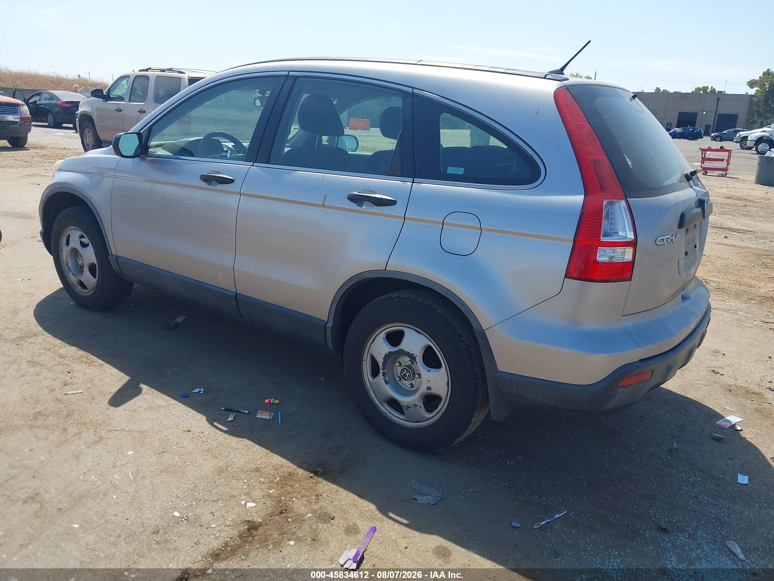 2008 Honda Cr-v Lx Silver vin: JHLRE48318C005980