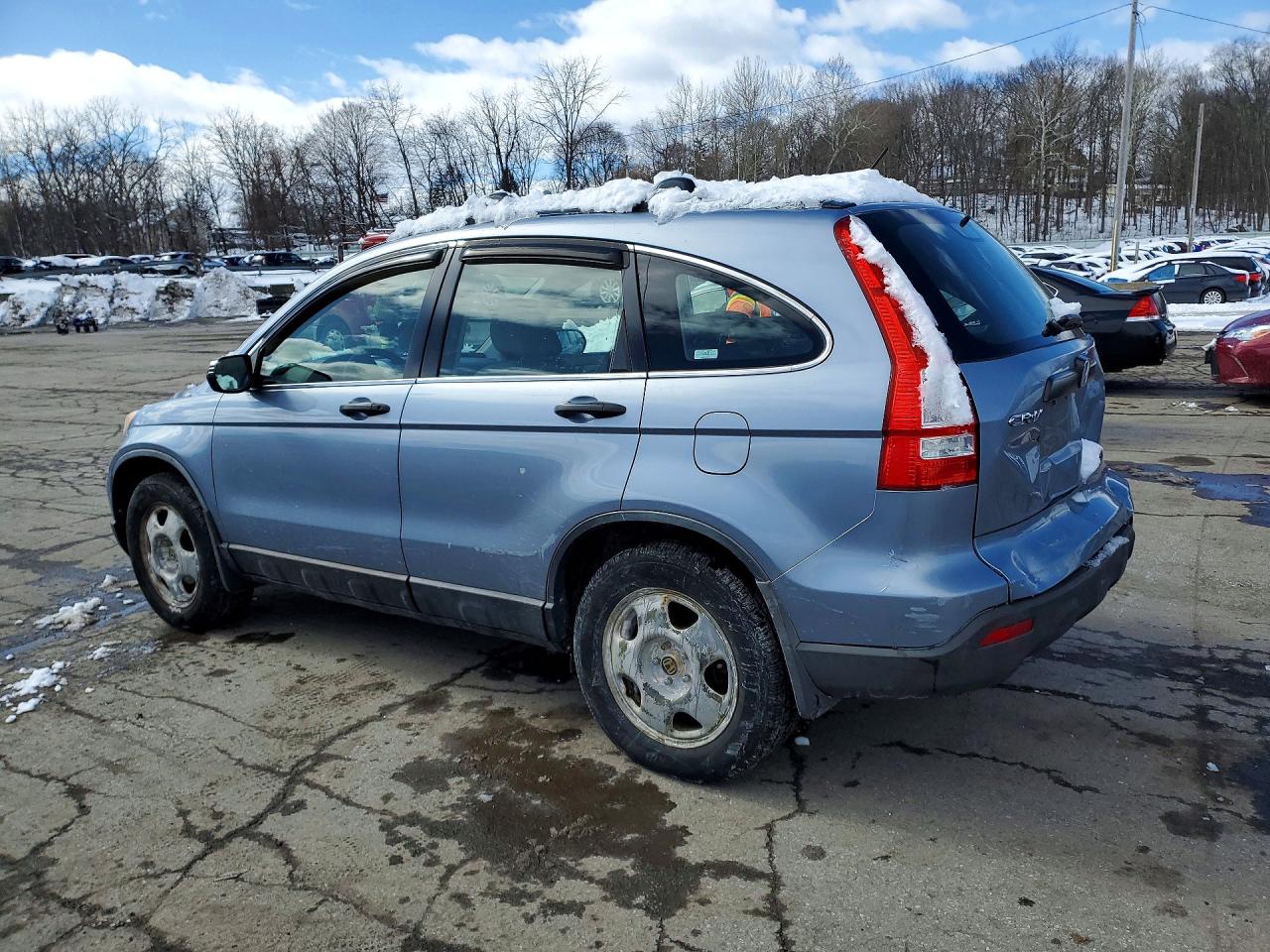 2008 Honda Cr-v Lx Blue vin: JHLRE48318C008443