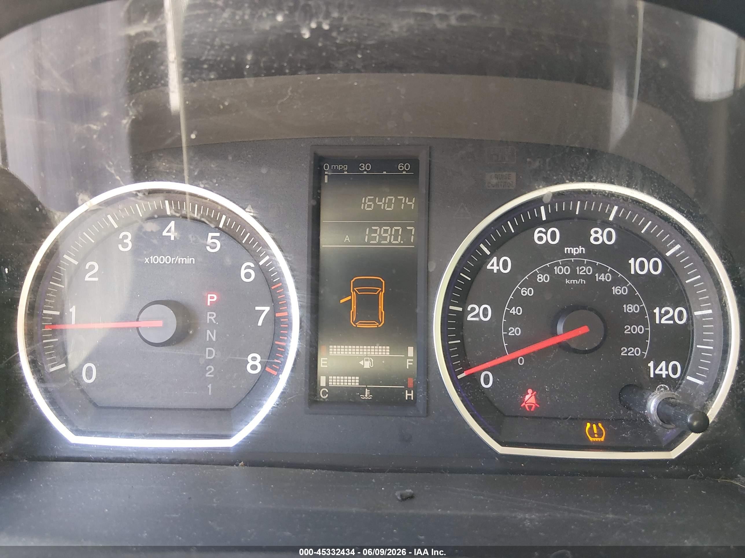 2008 Honda Cr-v Lx Blue vin: JHLRE48318C077262