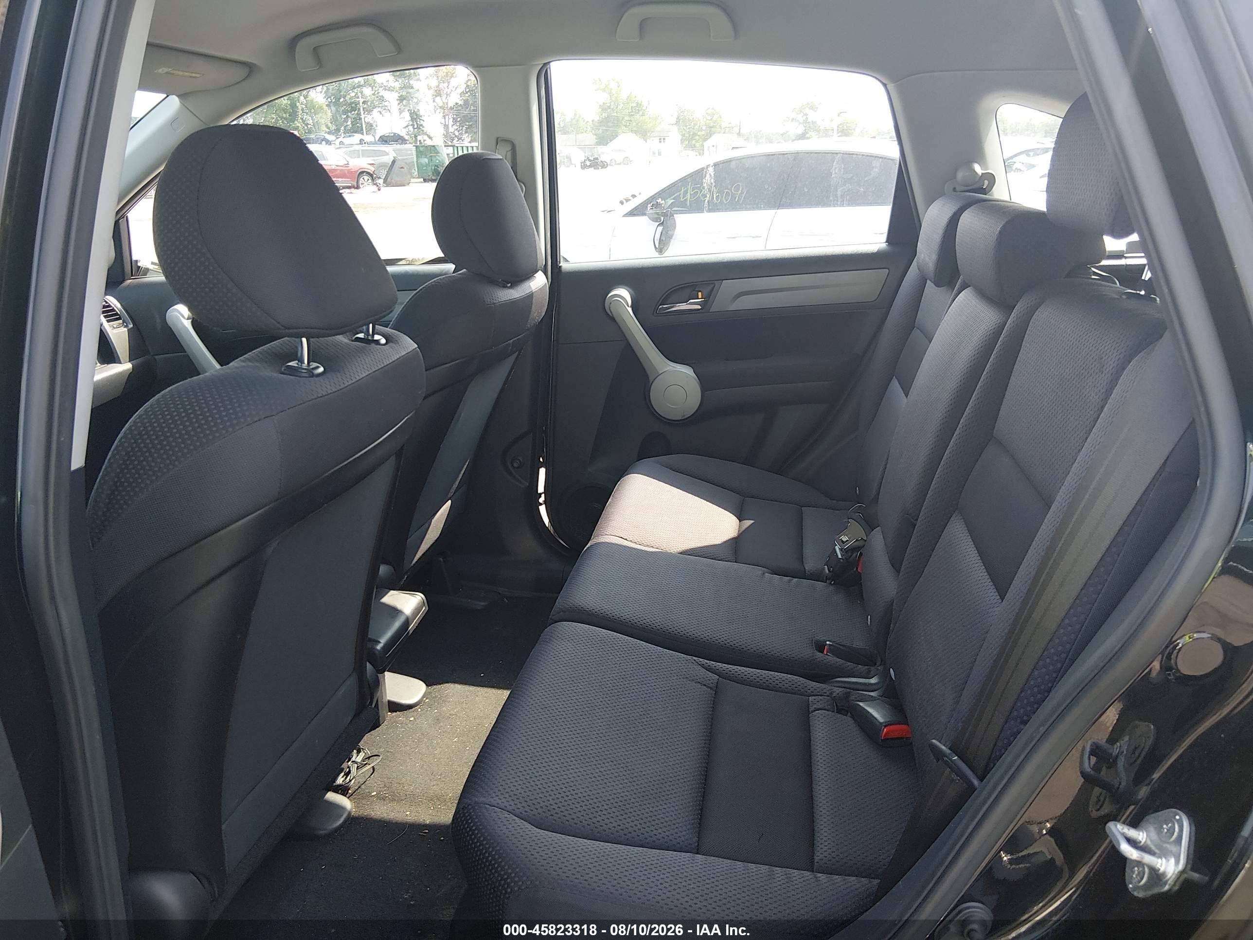 2007 Honda Cr-v Lx Black vin: JHLRE48327C024858