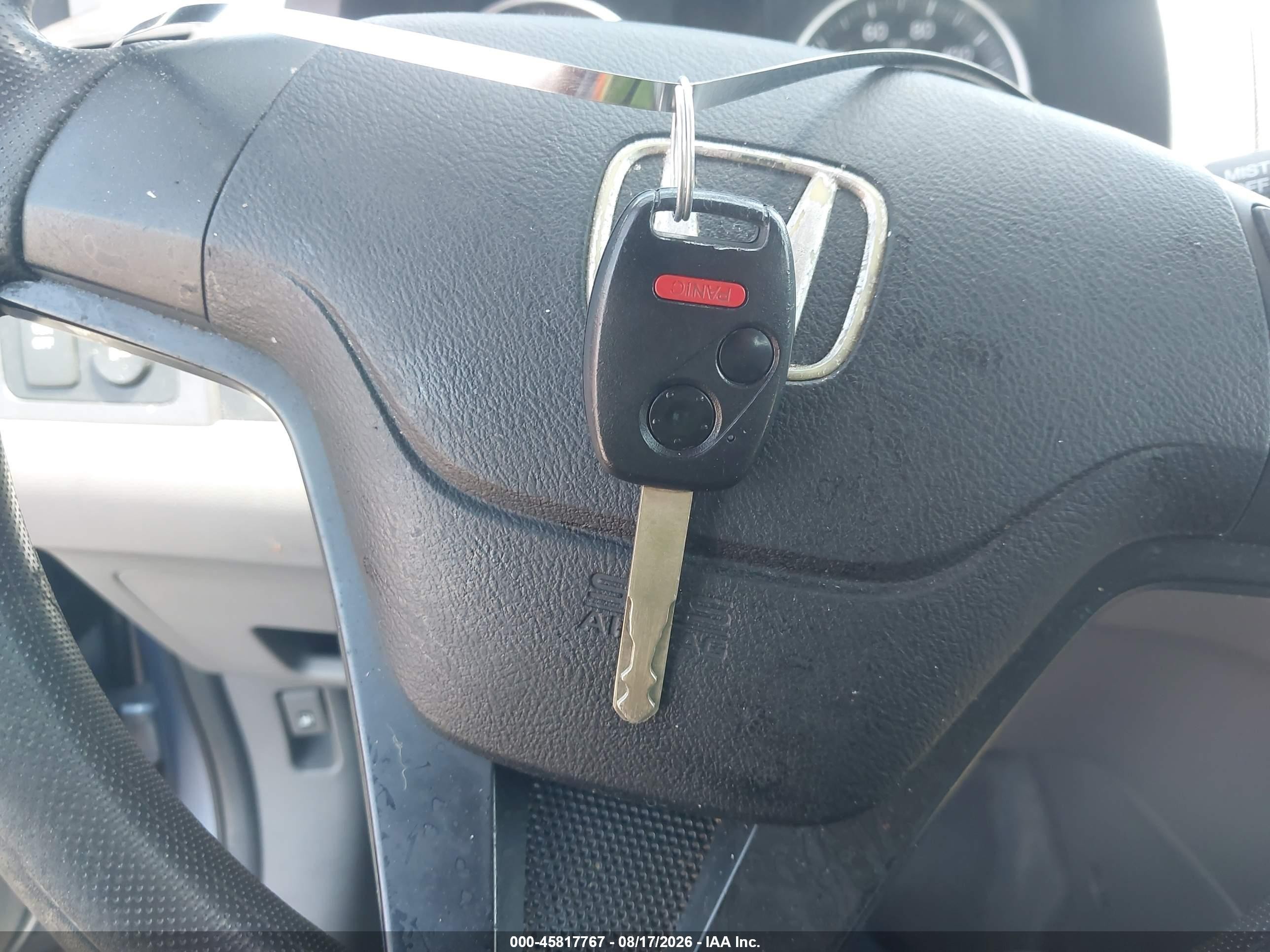 2007 Honda Cr-v Lx Blue vin: JHLRE48327C028103
