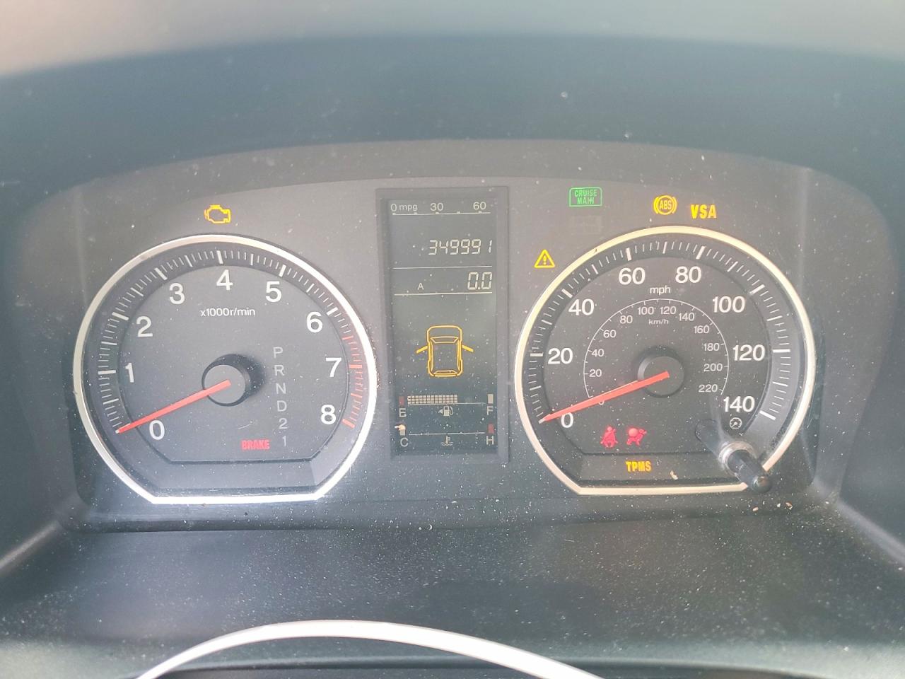 2007 Honda Cr-v Lx Gray vin: JHLRE48327C055057