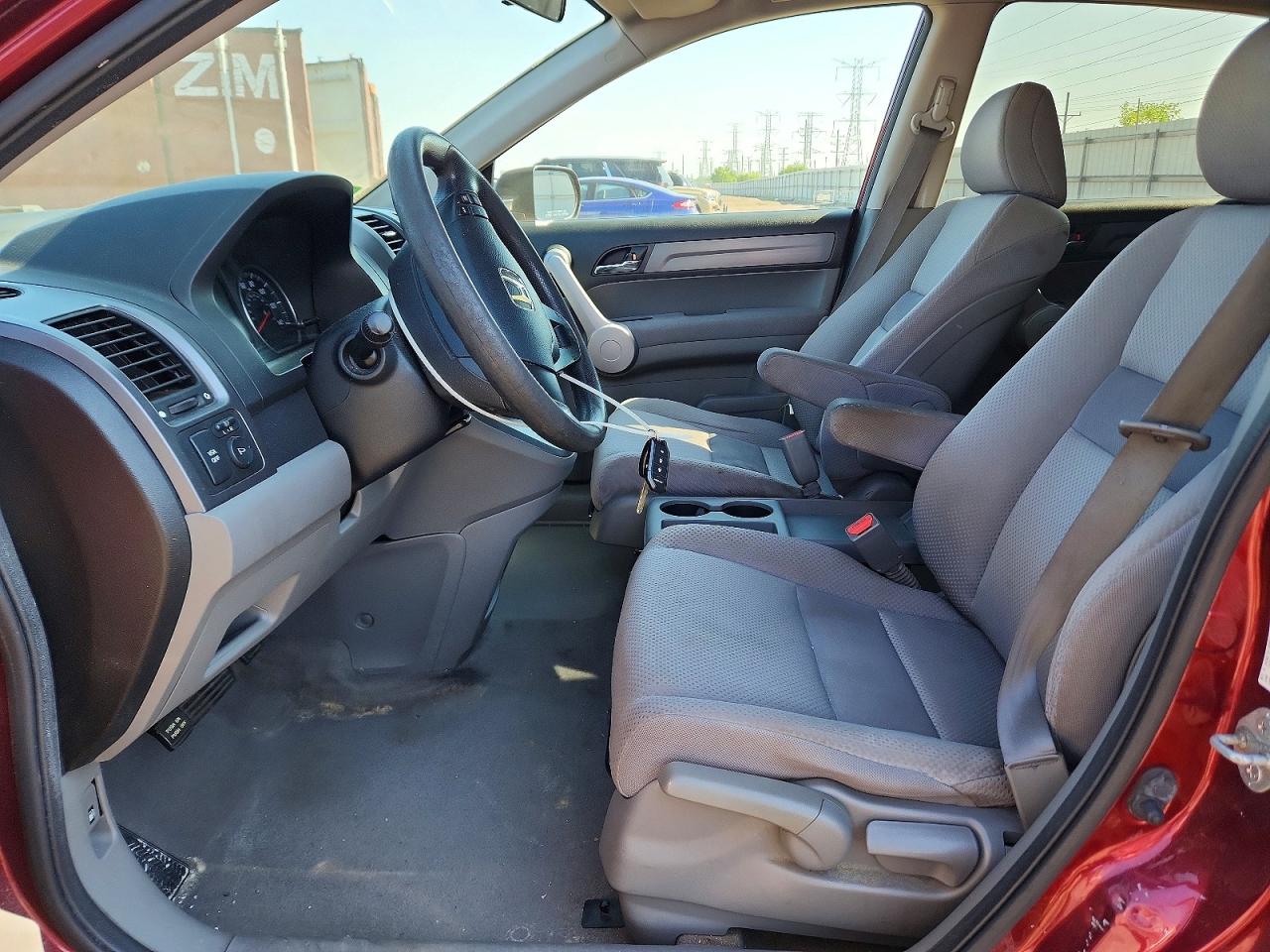 2007 Honda Cr-v Lx Red vin: JHLRE48327C055186