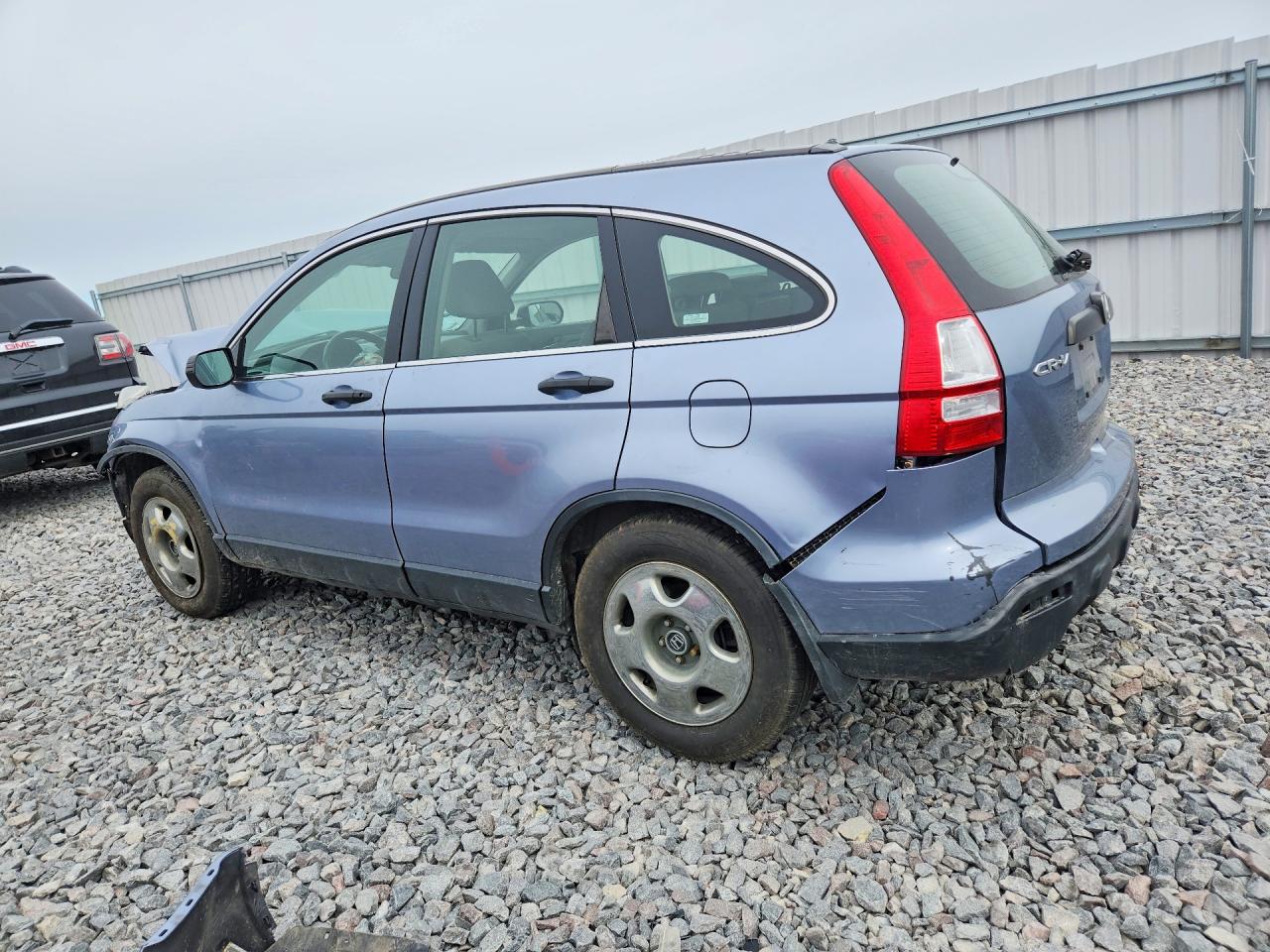 2007 Honda Cr-v Lx Blue vin: JHLRE48327C095302