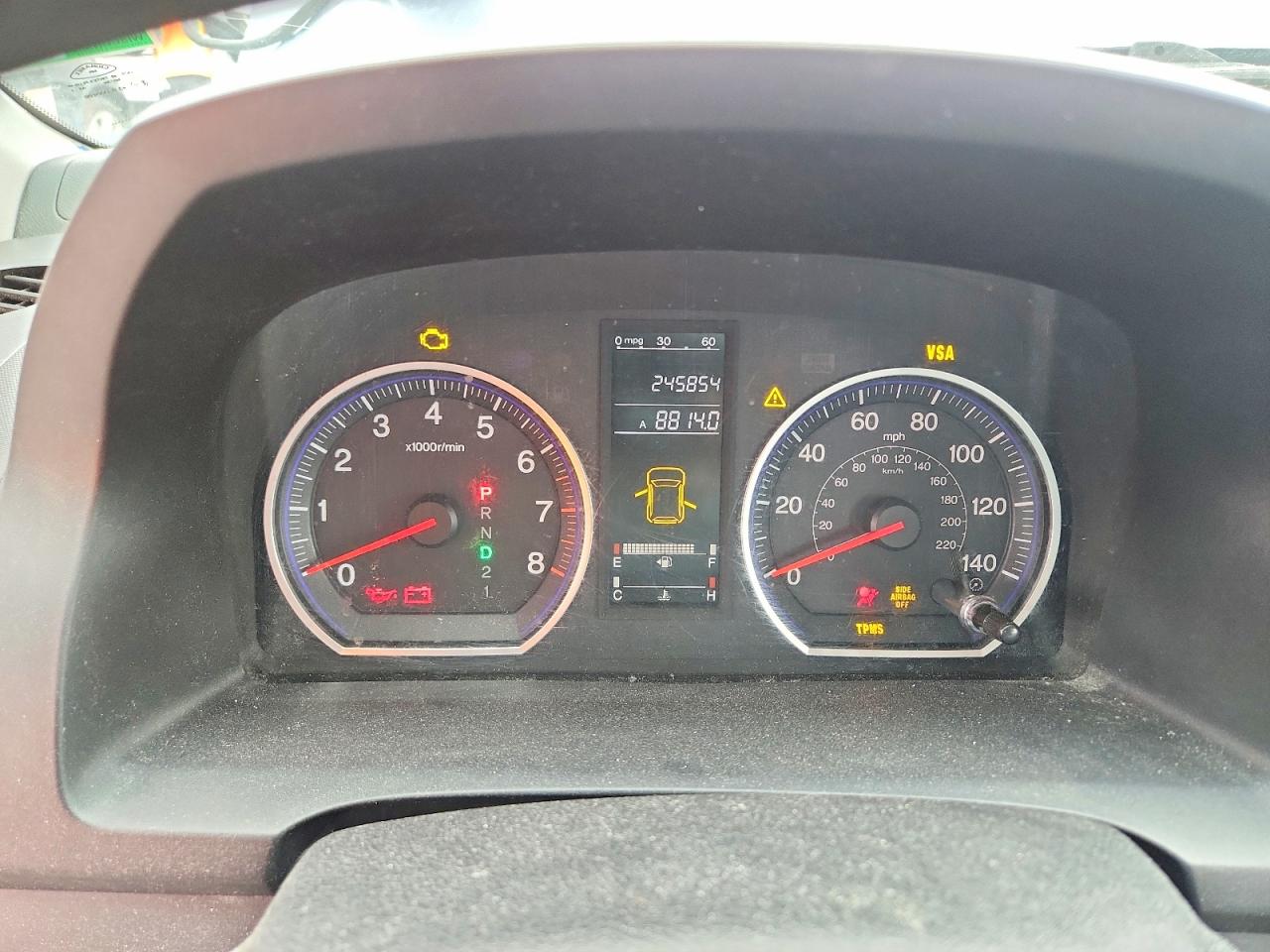 2007 Honda Cr-v Lx Blue vin: JHLRE48327C095302