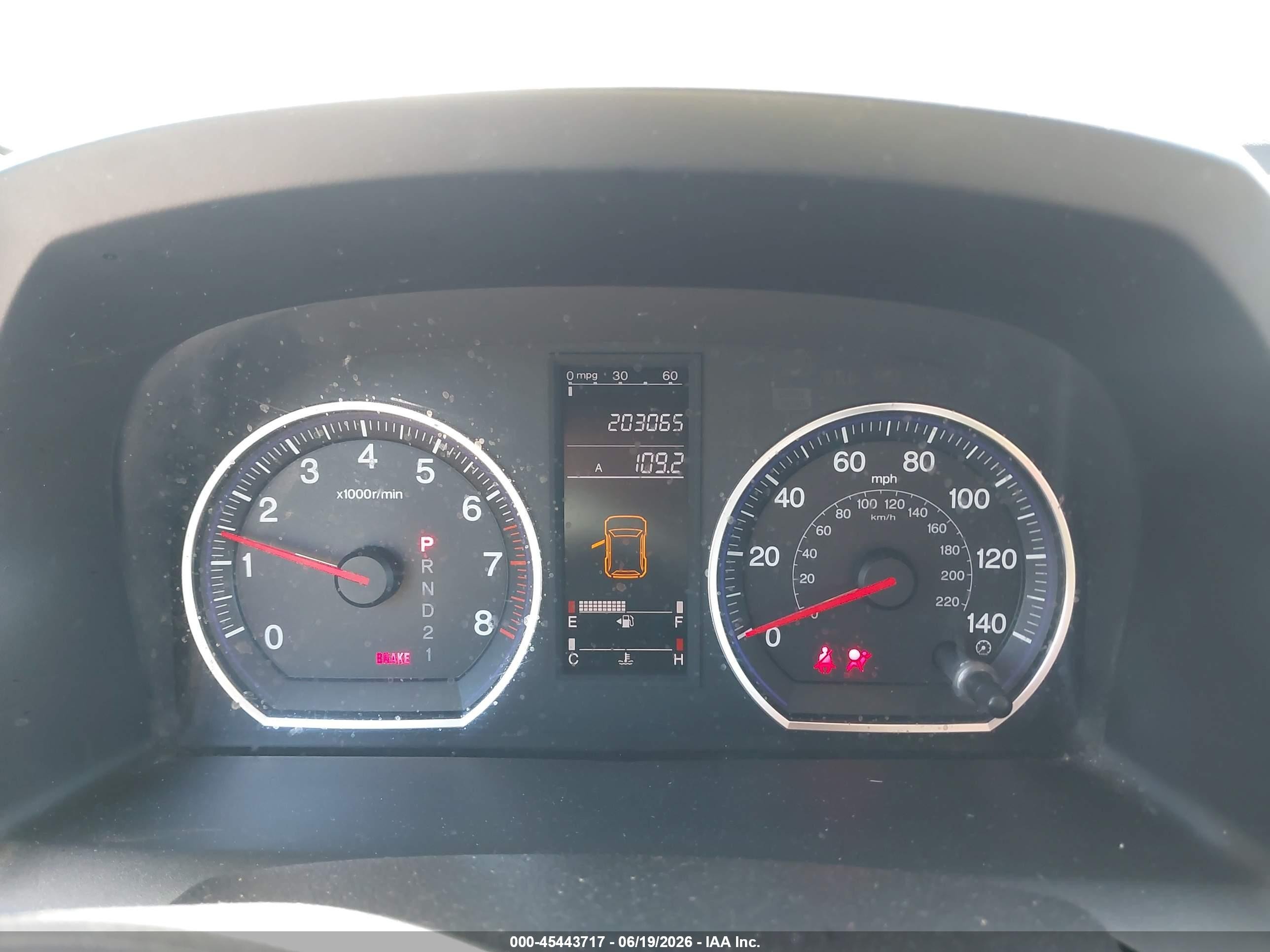 2008 Honda Cr-v Lx Light Blue vin: JHLRE48328C002845