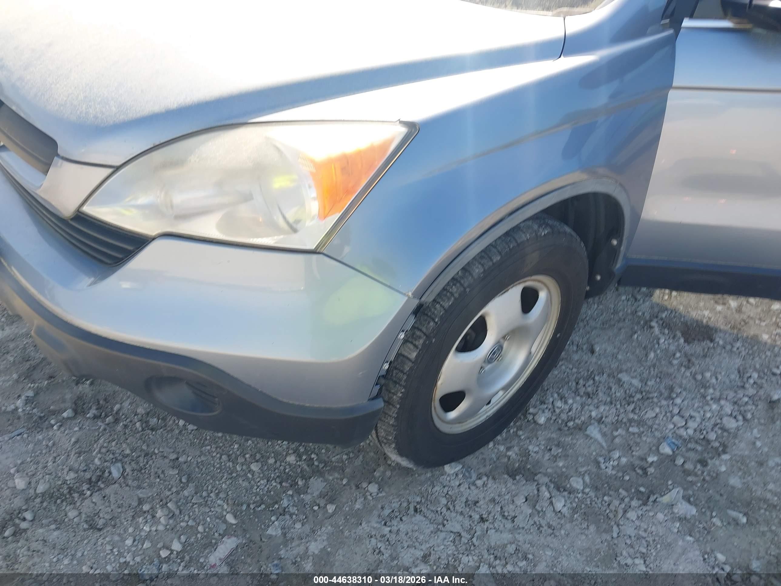 2008 Honda Cr-v Lx Blue vin: JHLRE48328C024103