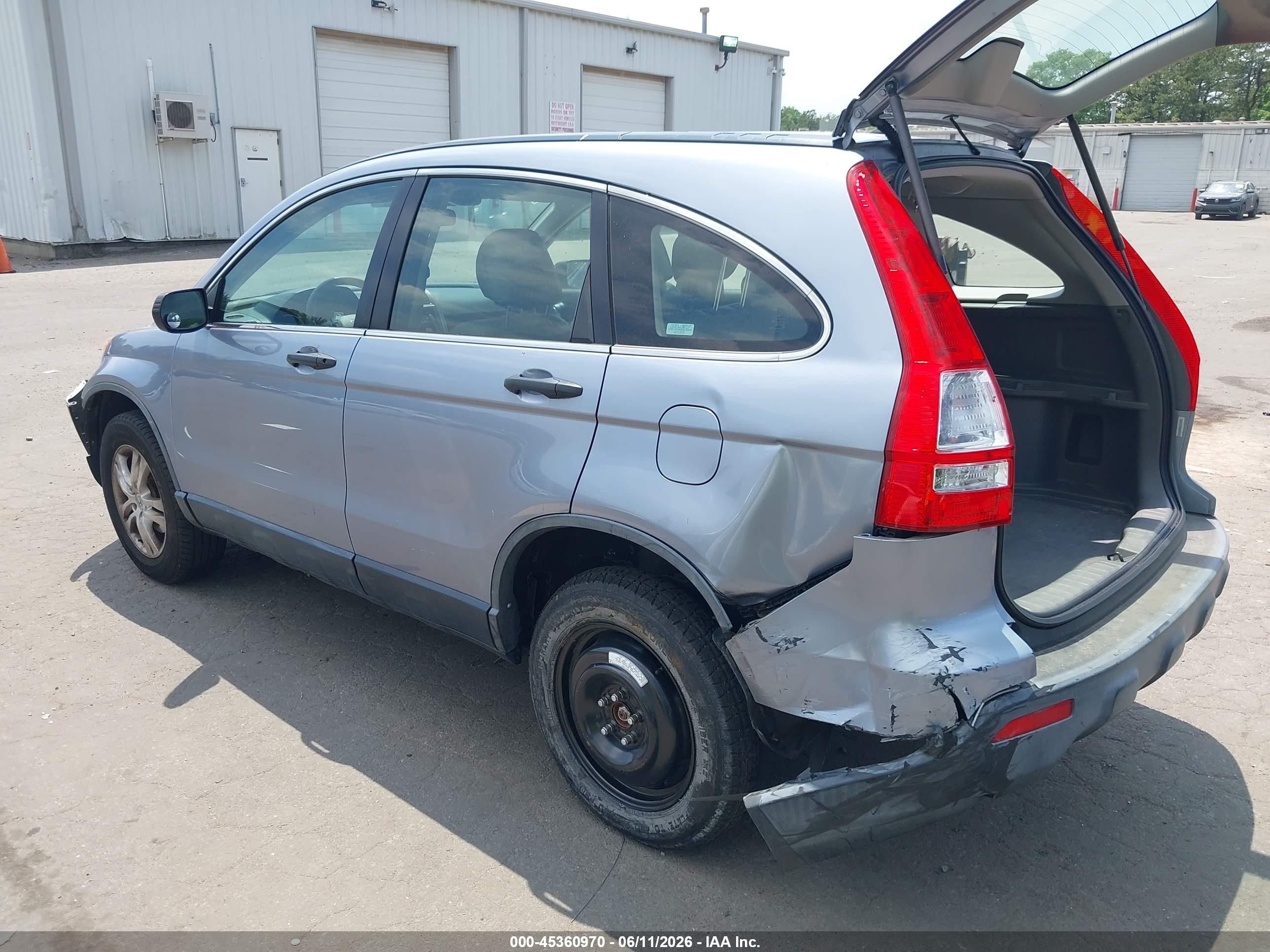 2008 Honda Cr-v Lx Light Blue vin: JHLRE48328C037112