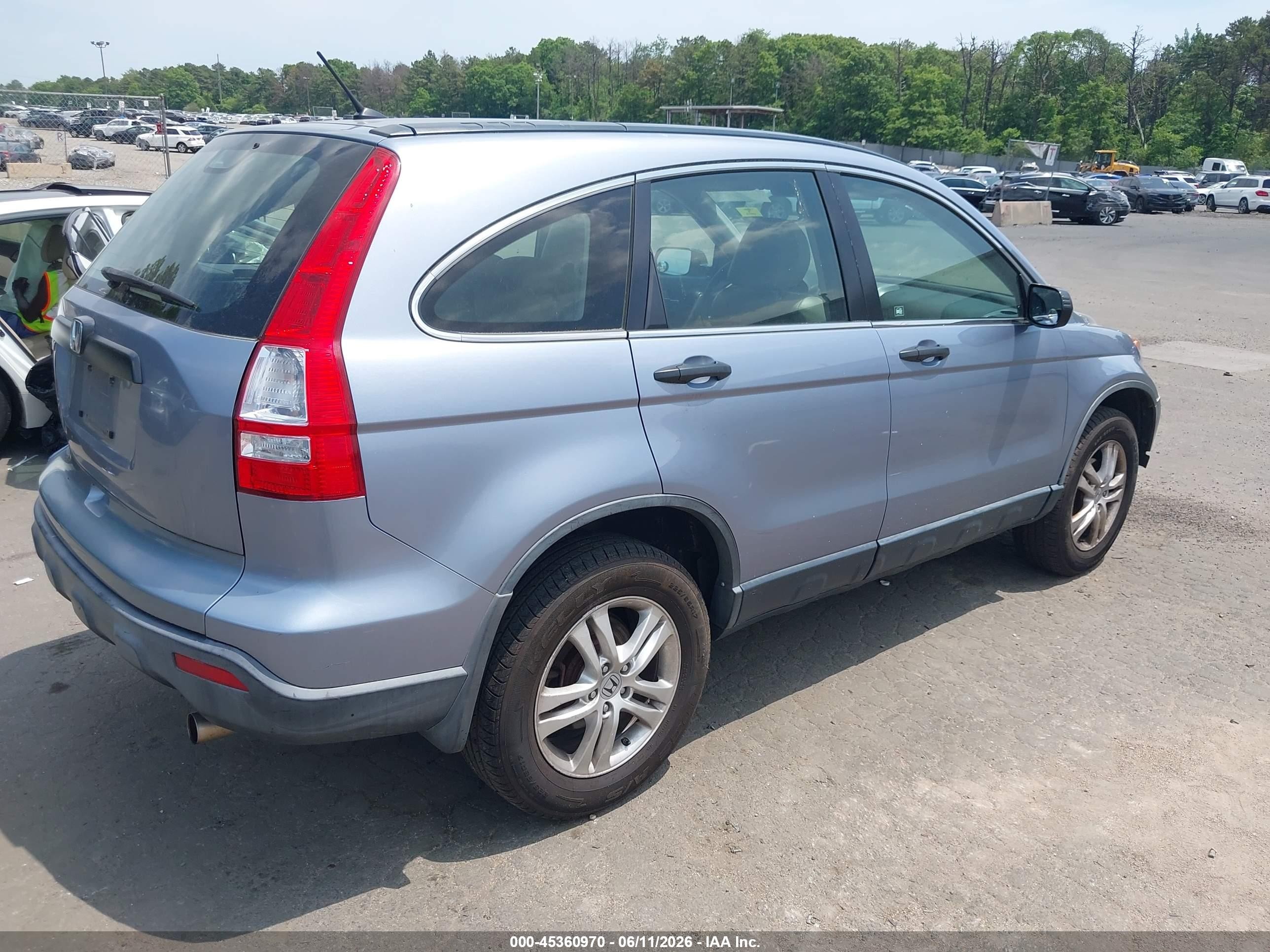 2008 Honda Cr-v Lx Light Blue vin: JHLRE48328C037112