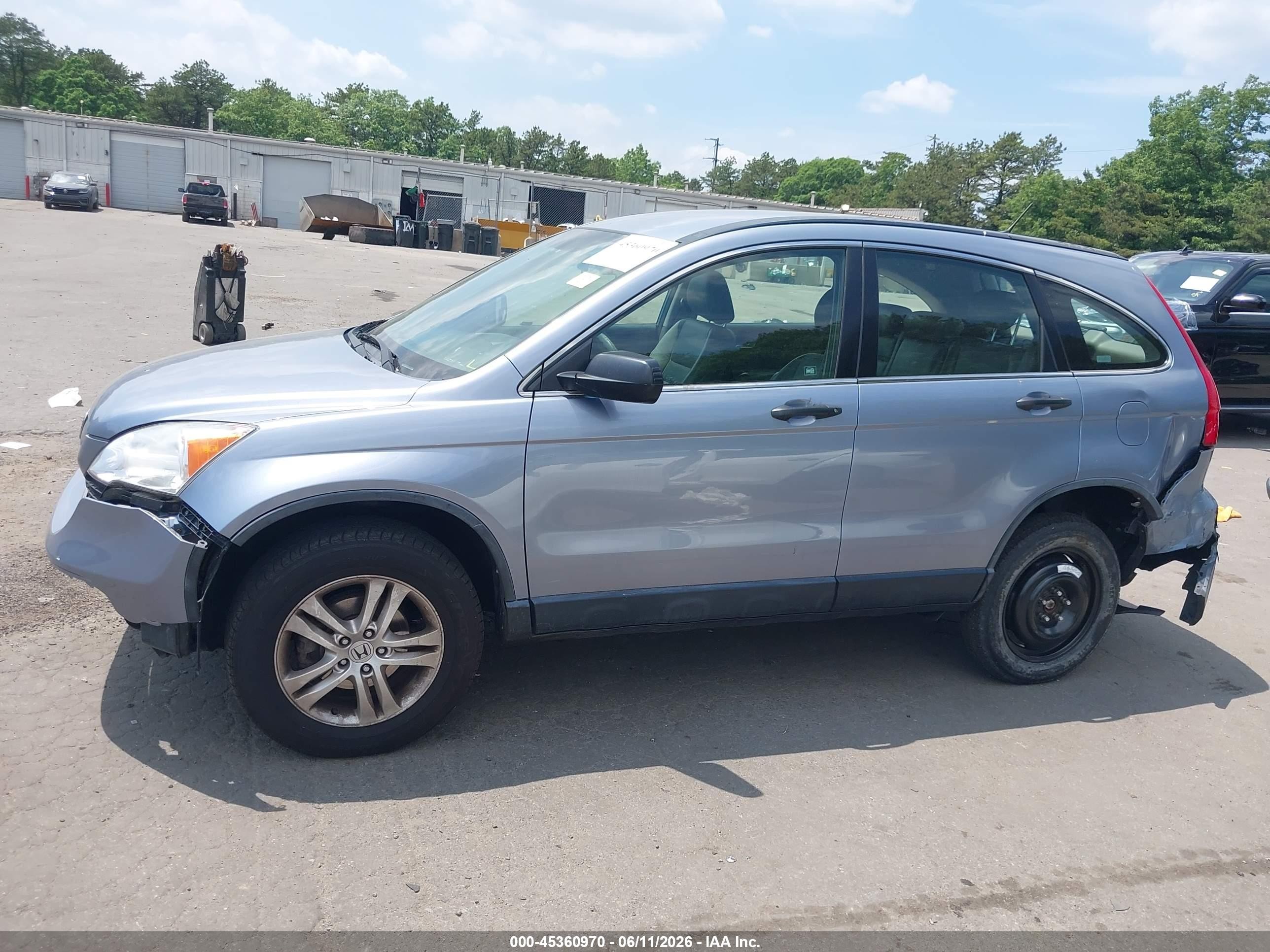 2008 Honda Cr-v Lx Light Blue vin: JHLRE48328C037112