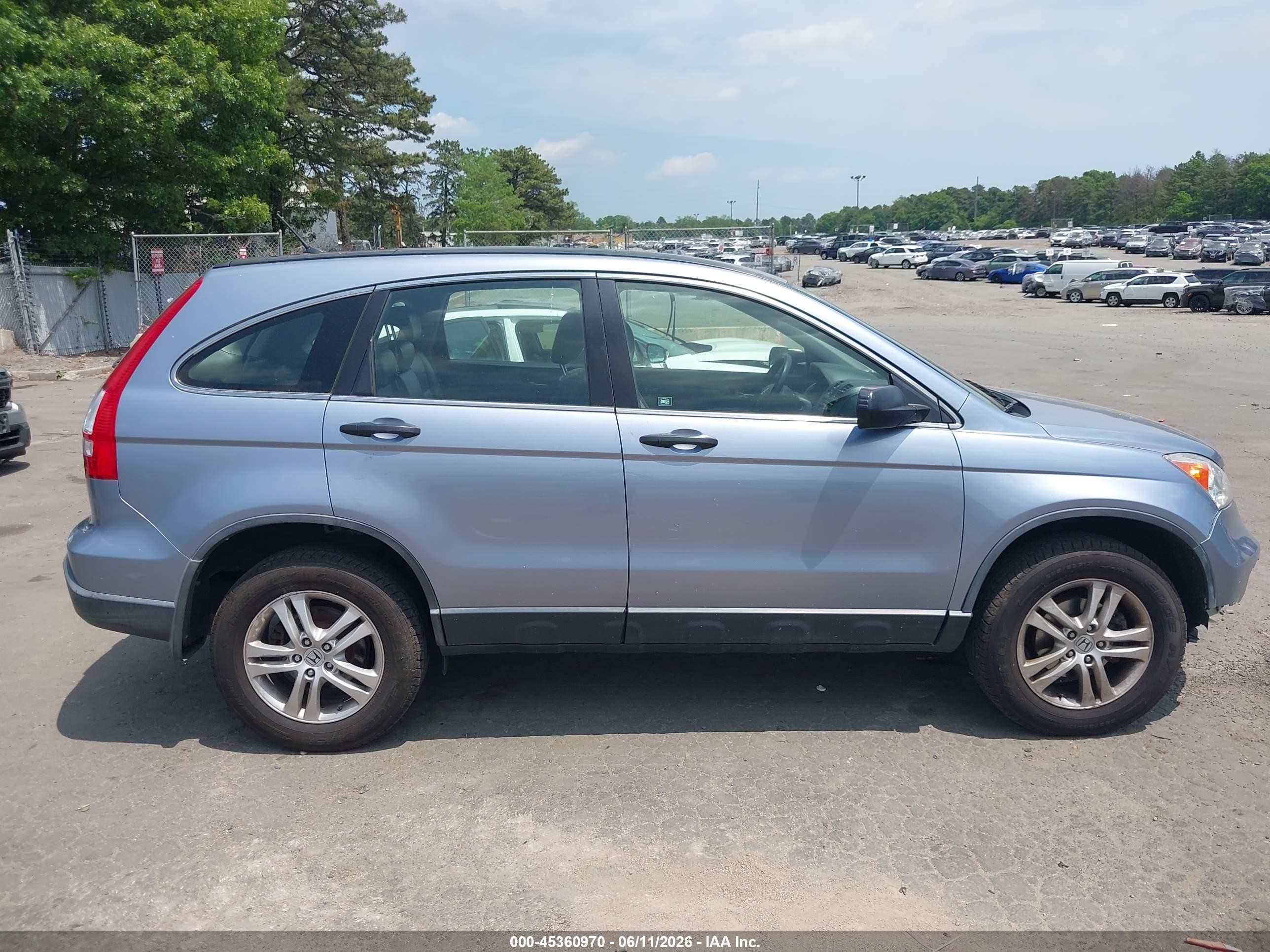 2008 Honda Cr-v Lx Light Blue vin: JHLRE48328C037112