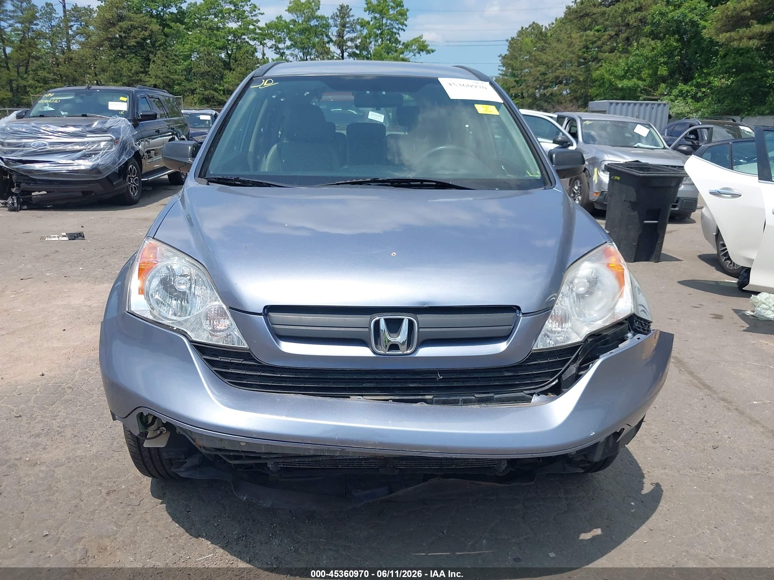 2008 Honda Cr-v Lx Light Blue vin: JHLRE48328C037112