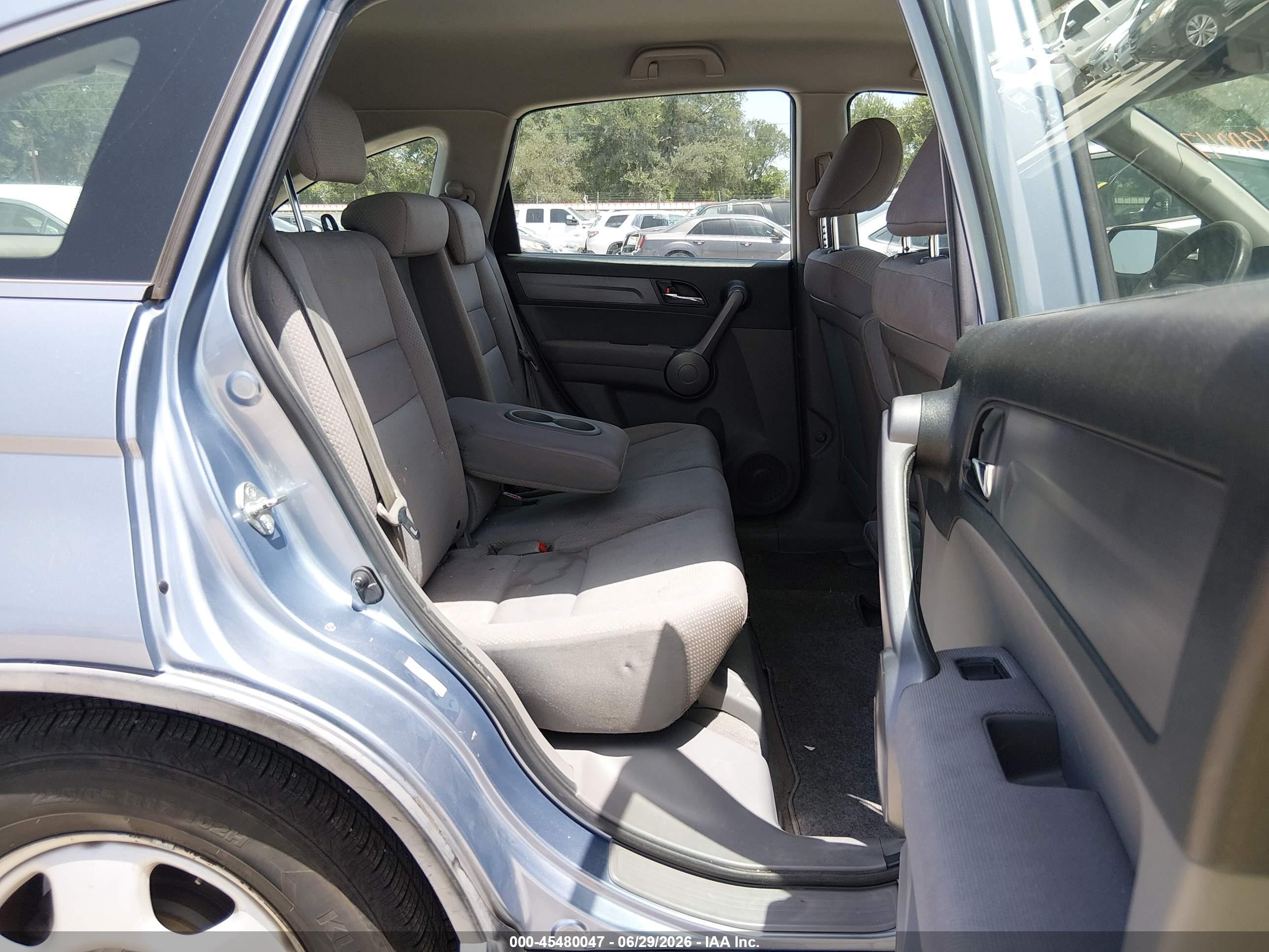 2008 Honda Cr-v Lx Light Blue vin: JHLRE48328C070160