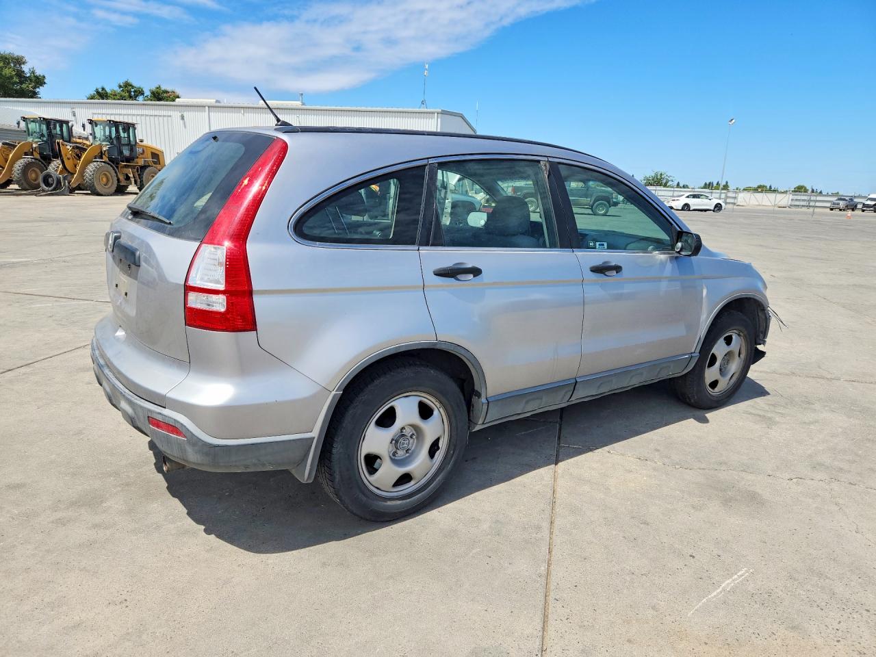 2008 Honda Cr-v Lx Silver vin: JHLRE48328C070871