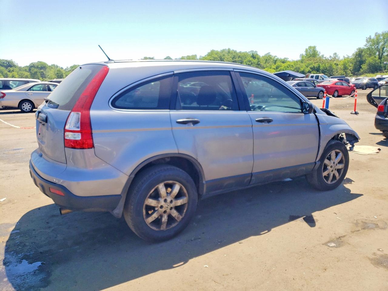 2008 Honda Cr-v Lx Blue vin: JHLRE48328C074841